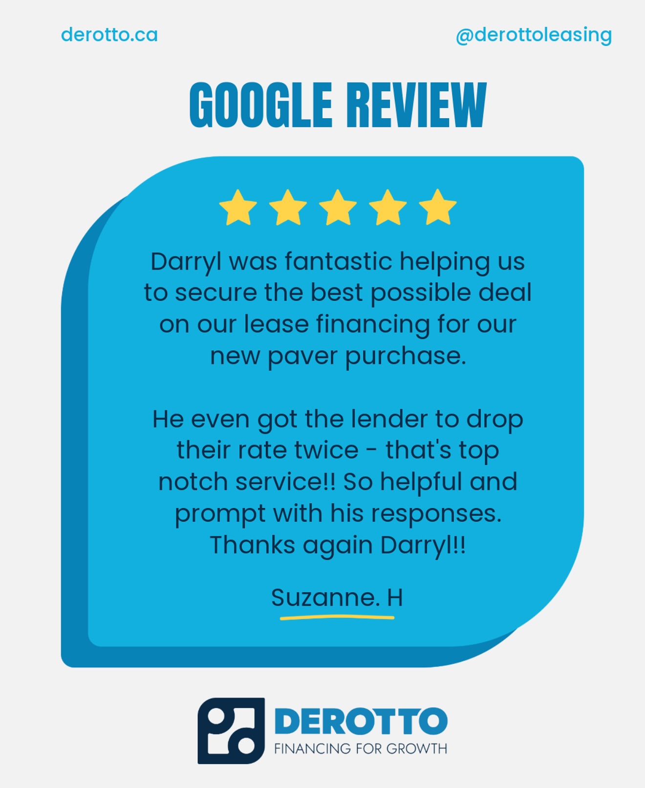 Another great review from a happy client!