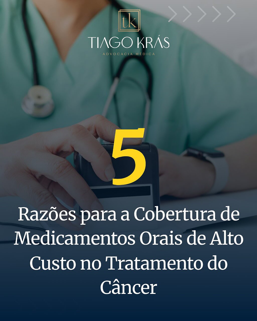 5 Razões para a Cobertura de Medicamentos Orais de Alto Custo no Tratamento do Câncer 🩺👩⚕️💊
1. Acesso Essencial ao Tratamento
Medicamentos orais de alto custo permitem que pacientes com câncer tenham acesso a terapias modernas e eficazes. Isso aumenta as chances de sucesso no tratamento, proporcionando uma alternativa menos invasiva em comparação aos métodos tradicionais.
2. Conveniência e Qualidade de Vida
A administração de medicamentos orais em casa promove maior conforto e autonomia para o paciente. Isso reduz a necessidade de visitas frequentes a clínicas, permitindo que a pessoa mantenha sua rotina de vida.
3. Redução de Supervisão Médica Frequente
Com os medicamentos orais, a dependência de acompanhamento constante em hospital é minimizada. Isso proporciona mais liberdade ao paciente e facilita o planejamento de sua vida pessoal e profissional.
4. Custos Potenciais de Longo Prazo
Investir em medicamentos orais pode reduzir custos a longo prazo com internações e tratamentos intensivos. A prevenção e o tratamento eficaz no início da doença oferecem economia e melhor prognóstico.
5. Empoderamento do Paciente
Os tratamentos orais dão ao paciente o controle sobre sua terapia, promovendo maior engajamento no processo de cura. Isso também incentiva um estilo de vida saudável e a adesão ao tratamento.
Gostou do conteúdo?
Compartilhe com quem precisa de uma ajudinha nesse tema!