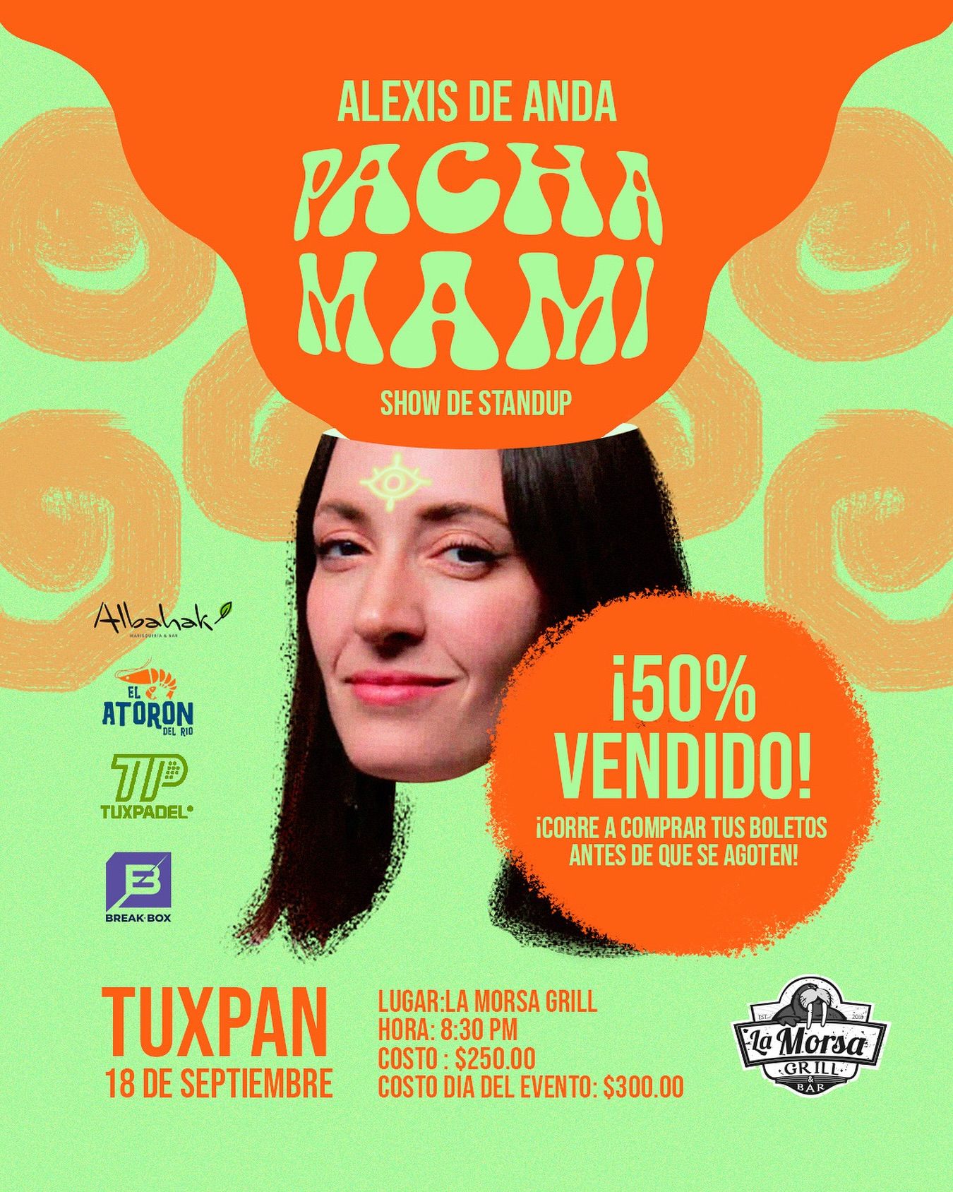 📣 A una semana y medio show ya está vendido.🤯
Este 18 de septiembre vive el stand up de Alexis de Anda en La Morsa Grill.
🚨 Últimos boletos en preventa a $250.
Después no digas que no te avisamos 😉