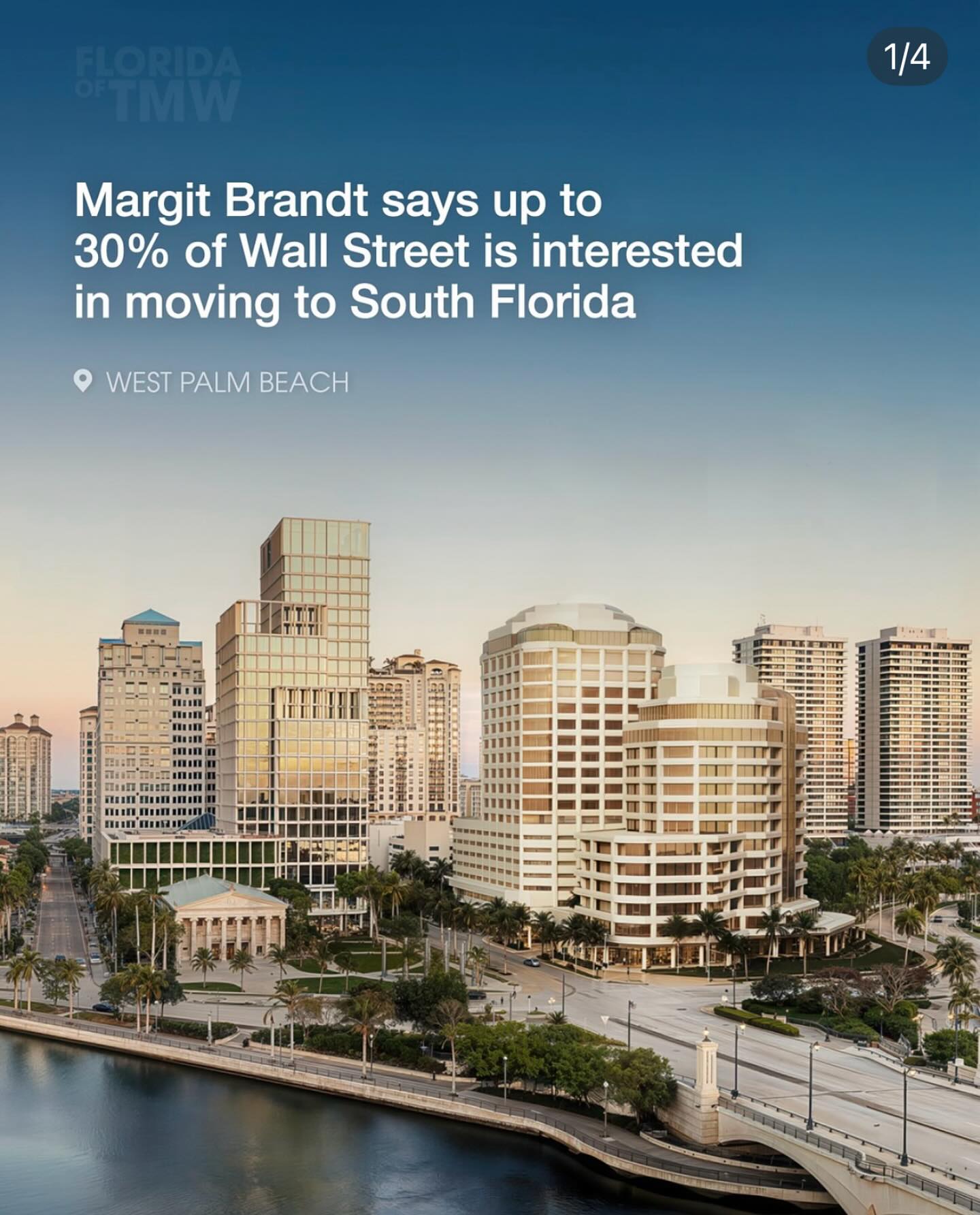 As many as 30% of Wall Street are at least considering the move to Wall Street South as a number of Manhattan’s favorite restaurants, boutiques, and brands are setting up shop in Palm Beach.
