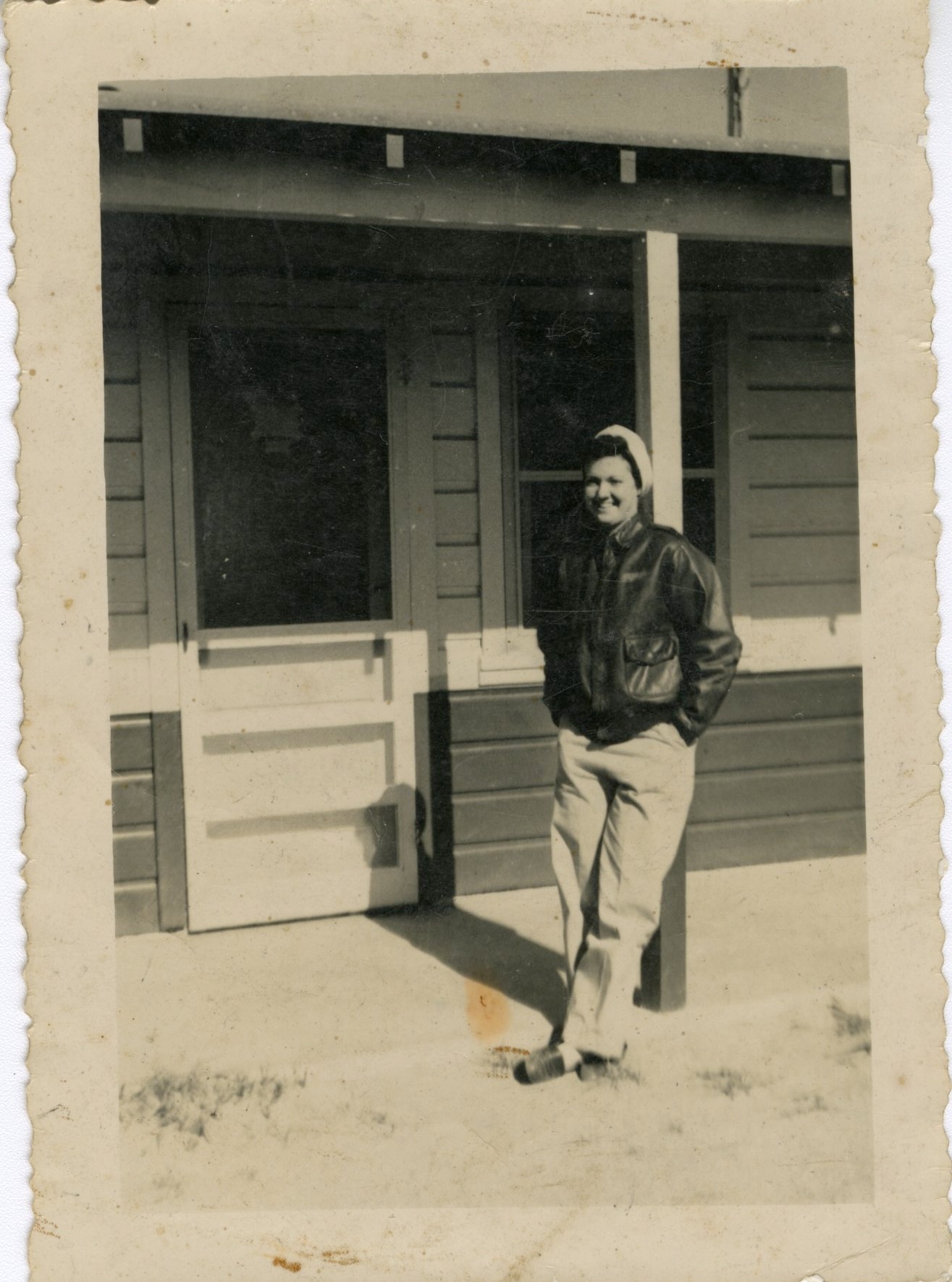 Marylander Elaine Harmon flew in WWII as a WASP (Women Airforce Service Pilot), one of 1,070 women chosen to fly over 60 million miles as they ferried aircraft across the US, towed target for training pilots’ target practice, and other duties. They flew every type of military aircraft, including the B-17 Flying Fortress and B-29 heavy bomber.
She had learned to fly at College Park Airport while a student at University of Maryland.
After a decades-long fight for veteran’s recognition, WASP women received veterans benefits and status in 1977. Harmon did important work in collecting the stories and experiences of Maryland WASPs.
When Harmon died on April 21, 2015, she wanted her final resting place to be Arlington National Cemetery. However, one month before her death, the Secretary of the Army announced that Arlington staff had misinterpreted the 1977 law when they previously allowed WASP remains to be inurned there. Her family and other WASPs petitioned, and in 2016, a bill signed into law by President Obama in May 2016.
This week in 2016, Elaine Harmon was finally laid to rest in Arlington Cemetery, attended by dozens of family members, friends, surviving WASPs, and supporters. In addition to traditional elements like playing taps, and a three-volley salute, a flight of three World War II T-6 Texans flew over the service, one of the planes WASPs learned to fly in.
To honor her service during the war and her efforts after the war to fight for women’s equality, this month we will be sharing the stories of the Maryland WASP women Elaine Harmon corresponded with and collected stories from.
Photos generously donated by Elaine Harmon and her family.