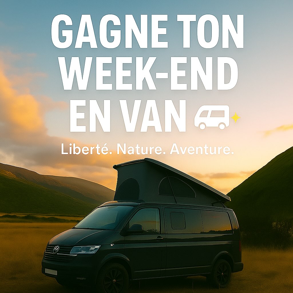 🎉🚐 Les Belles Mirettes t’offrent un voyage pas comme les autres 🌿
Ton opticien créateur indépendant et responsable 🕶️ vient tout juste d’ouvrir ses portes 🎉
Et parce qu’on aime autant la liberté que le style, on t’a préparé une surprise de taille…
👉 Avec notre partenaire WeVan, tente de gagner un week-end en van aménagé d’une valeur de 250 € 🚐✨
Au programme : évasion, nature et souvenirs inoubliables.
Et reste bien branché… plein d’autres cadeaux arrivent très vite 👀🎁
⚡ Pour participer :
1️⃣ Abonne-toi à @les_belles_mirettes + @we_van
2️⃣ Like ce post
3️⃣ Taggue ton/ta partenaire de route préféré(e) 🌍
4️⃣ Partage en story pour doubler tes chances !
📅 Résultats le 24 septembre 2025 – prêt à vivre l’aventure ? 🌿🔥