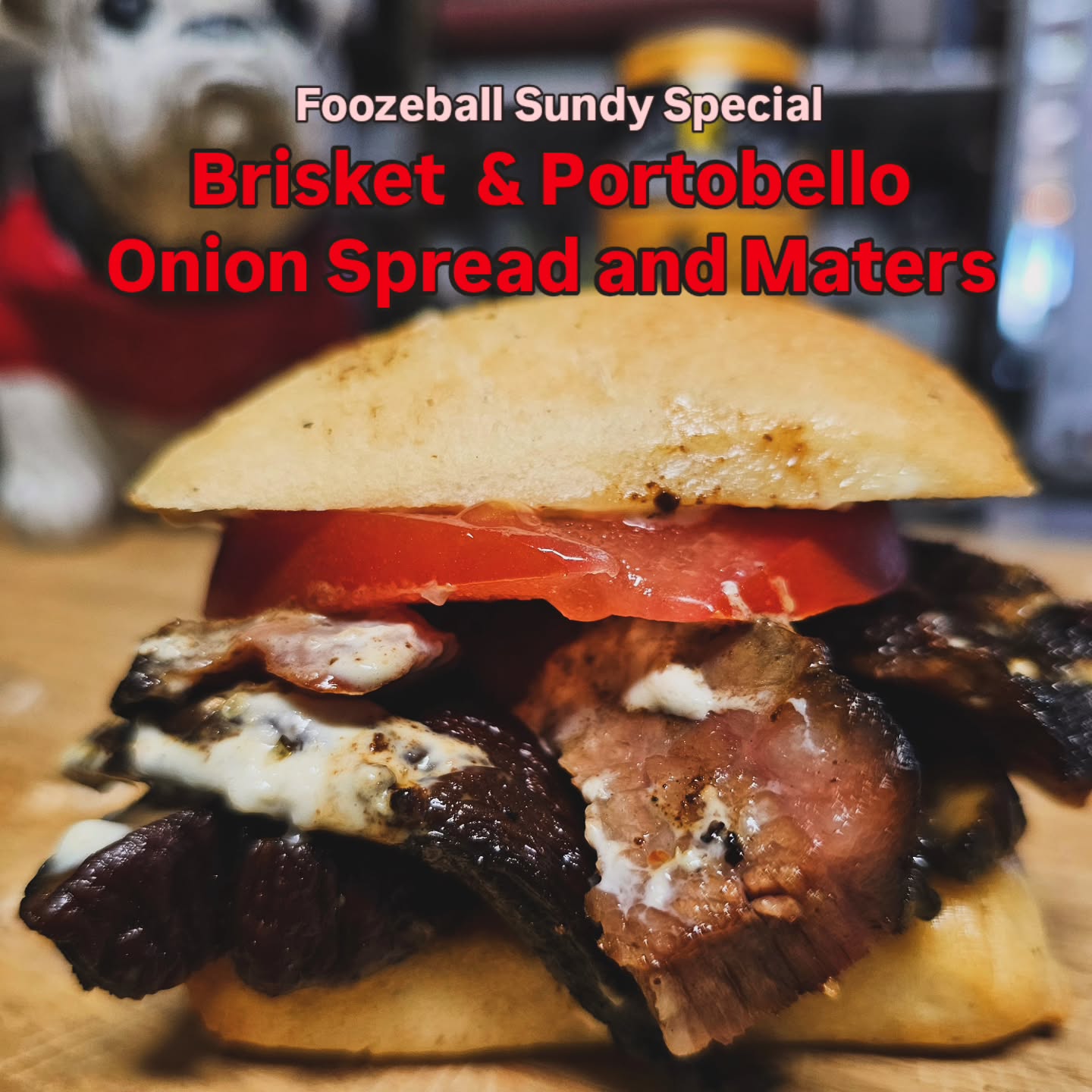 All of my favorite things. Beef, Mushies, Maters, Onion Spread on Bread, Beer, them Dawgs. Available for lunch today til it aint.(Sunday 9/14). Full BBQ Menu rolling all day.
💥
Open Thursday-Monday 11:30-8:00 til mid November, yall. Emigrant, Montana
🍻