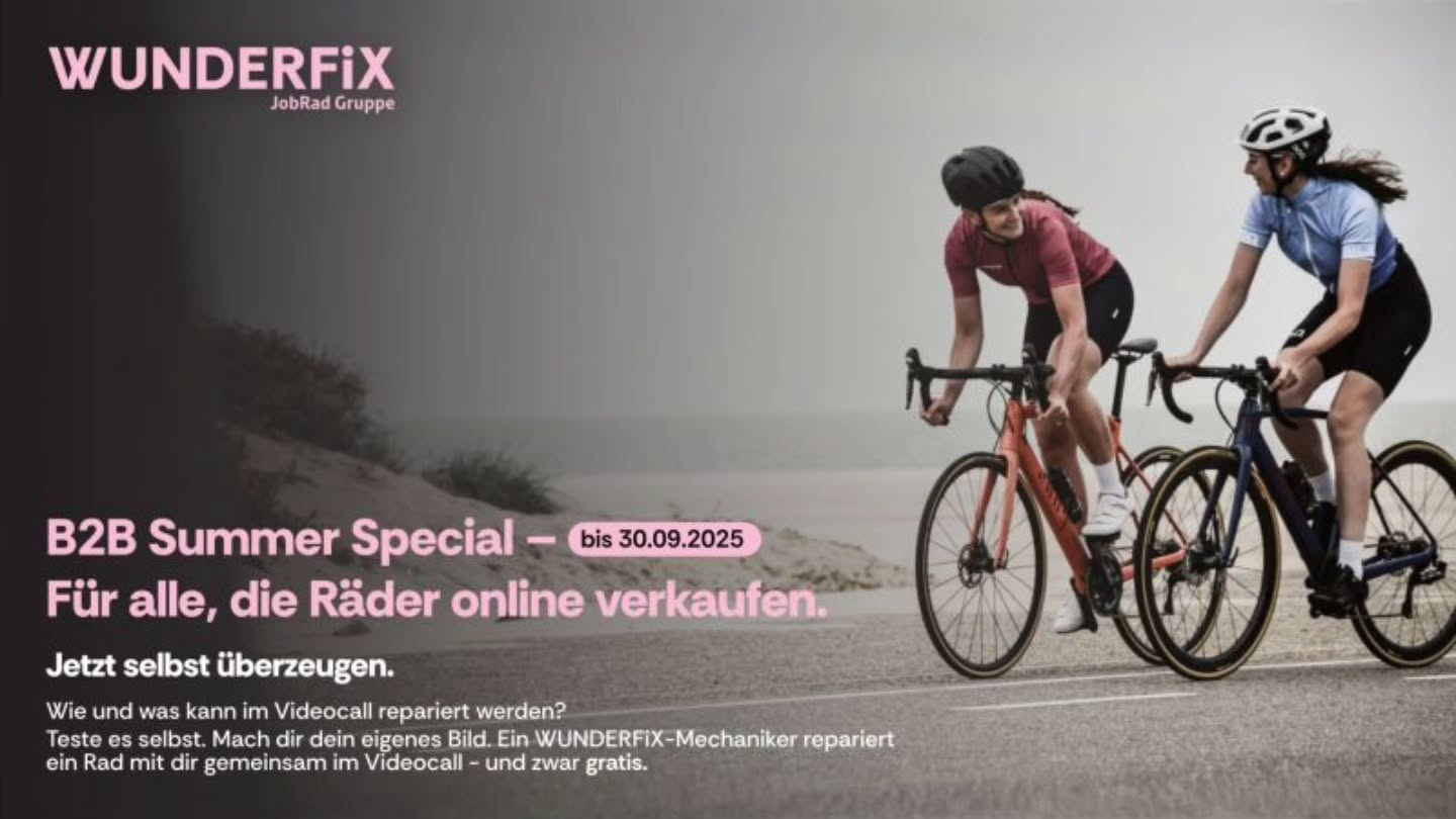 Remote bike repair – does it really work? @wunderfix proves that it does.
The company is offering free trial access.
Try it for free in September (link in comments). See for yourself how it works.
In exclusive 1:1 sessions, journalists and online bicycle sellers will personally meet what may be Germany’s very first remote bike mechanics.
Interested in knowing more? Contact us 👉 press@vitaminac.net
#vitaminacPR