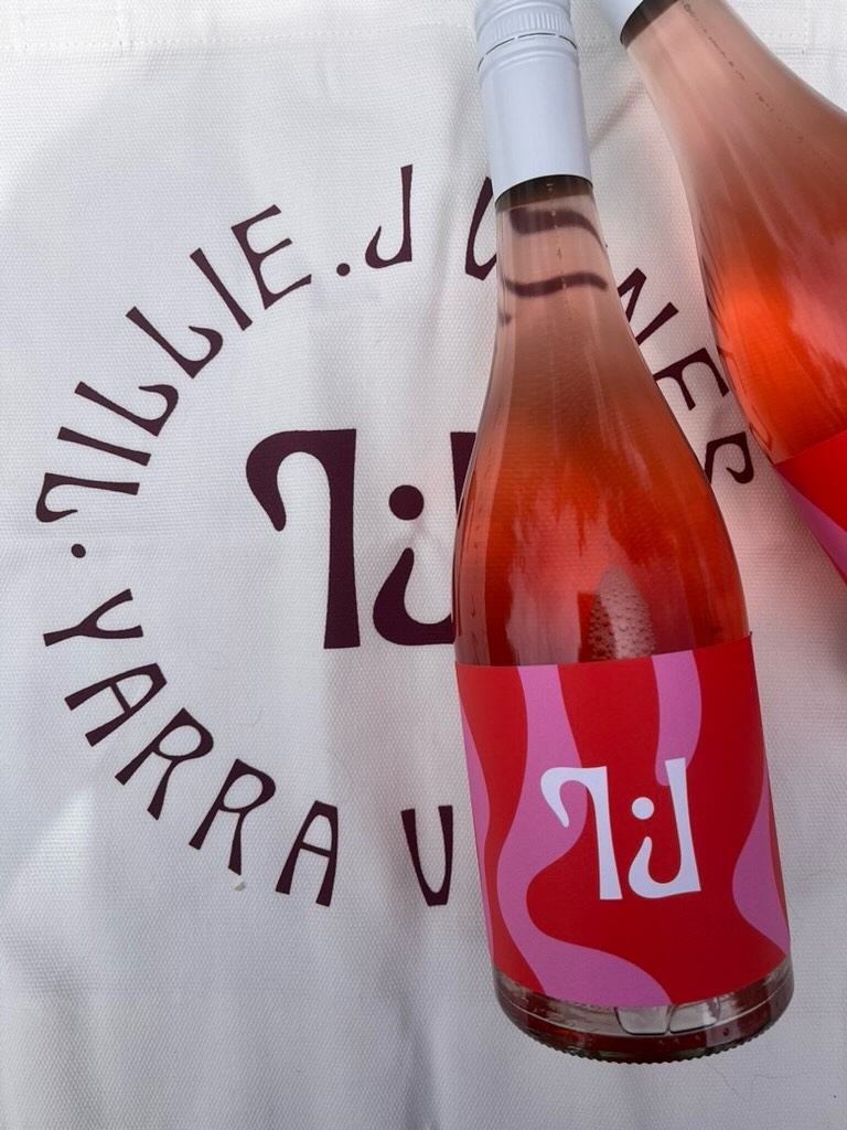 Come stop by the @yarravalleydairy this weekend and you’ll see me pouring some of my favourite wines by @tilliejwines ✨super keen to chat people through what I’m always drinking and chatting all things Tillie J wines 🍷 my pup Sox always approves of rosé
