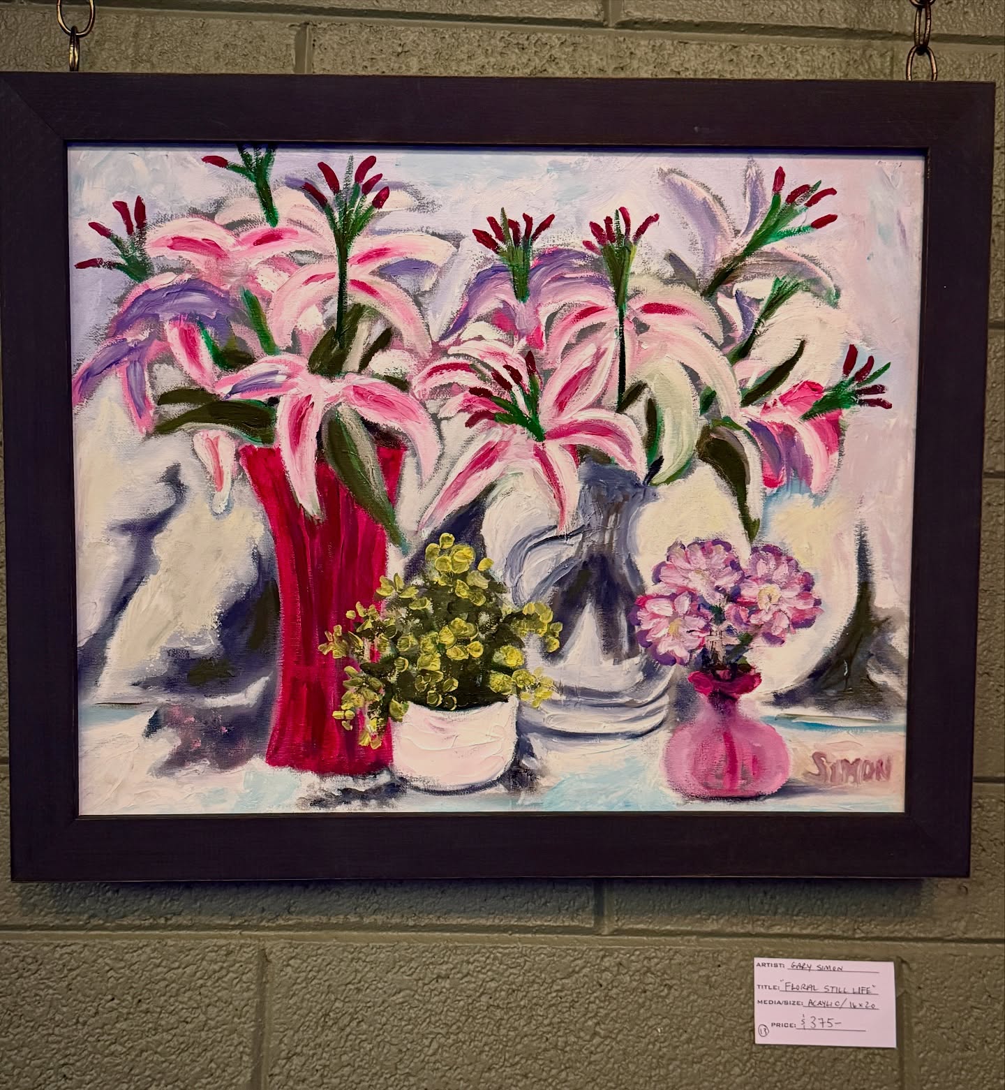 My “Floral Still Life” is in Kris