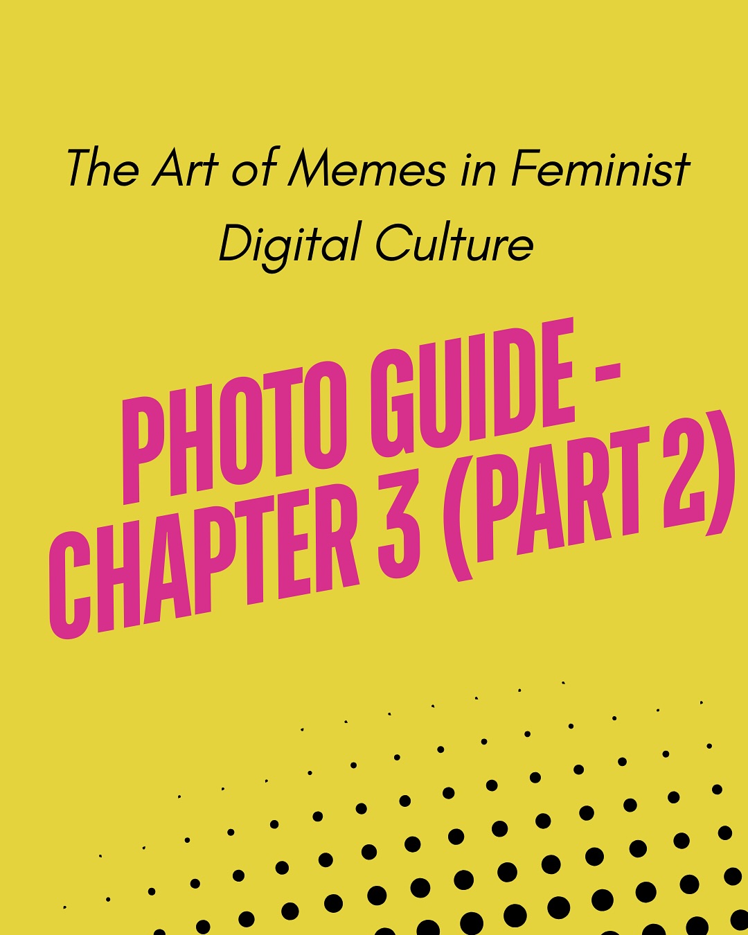 Take a look through these images that accompany chapter 3 of ‘The Art of Memes’ (and be sure to visit part 1). With this, we only have the conclusion image guide left to post! Keep your eye out for that one coming soon. And if you haven’t already, be sure to order the book itself at the link in our bio. 📚