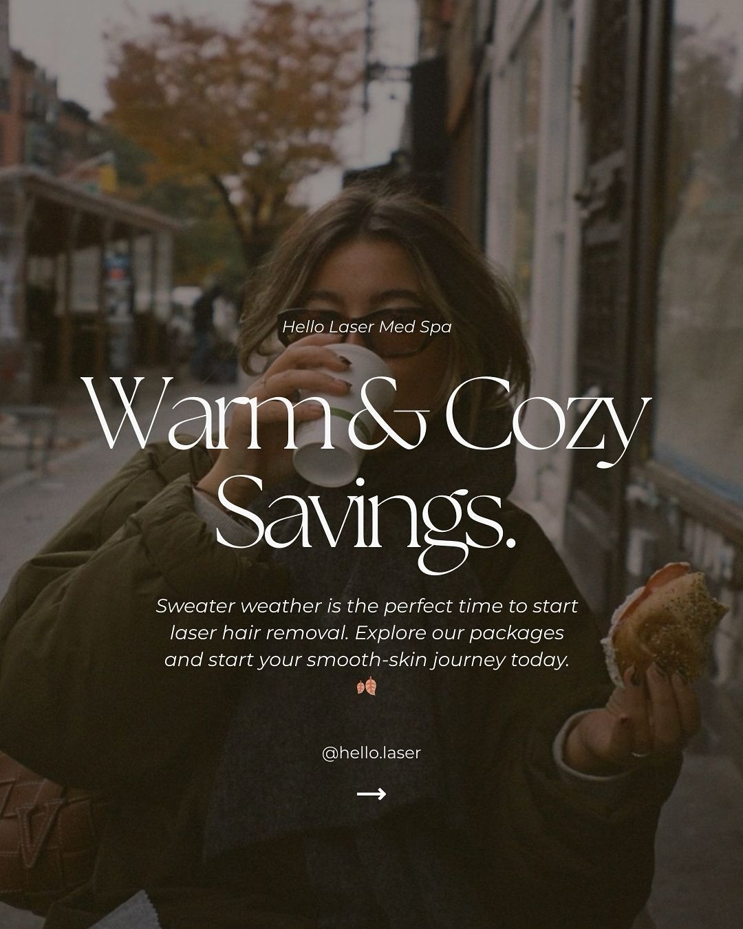 🍁 Fall into Smooth Savings! 🍁
This season, cozy up to silky-smooth skin AND great savings. ✨
Our laser hair removal packages are the perfect way to save big while staying consistent with your treatments.
Why Hello Laser? Our clients can’t stop raving about their results expert care, beautiful locations, and a team that truly cares about YOU. 🌟
📍 Scottsdale | Tempe | Biltmore
✨ Book your package today and start your journey to smooth, confident skin.
💻 www.hellolaserspa.com
#LaserHairRemoval #ScottsdaleSpa #PhoenixBeauty #HelloLaser #FallSkinCare #SmoothSavings