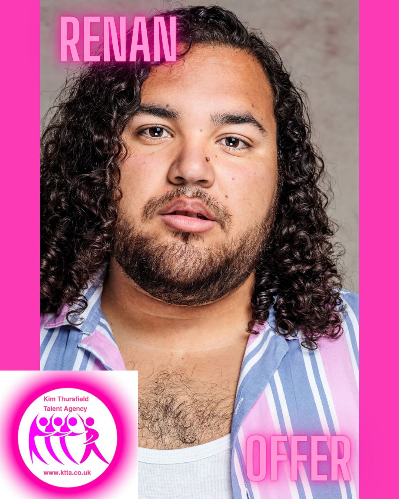 A lovely Musical offer in for our @renanteodor0 💖🥳 congratulations 🙌
#KTTA #Agent #Agency #TalentAgent #Casting #MusicalTheatrePerformer #Musicals