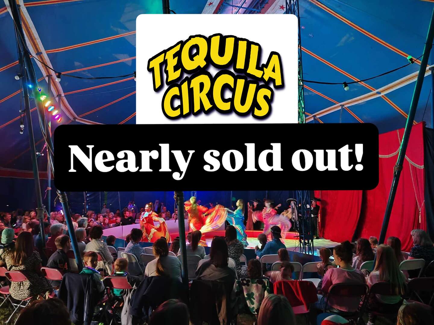 ‼️IMPORTANT ANNOUNCEMENT FOR YEOVIL‼️ This is not a drill! 😲 Our last three shows are selling quickly here at the Yeovil Showground and some seating sections are now sold out!
Make sure to book your tickets to avoid being turned away. We always keep a few seats available for purchase at the big top for those who prefer cash payments, just please arrive early to avoid disappointment! If you have booked already and are in a large group, we recommend arriving early to minimise the possibility of sitting separately.
There are only three shows left in Yeovil
Saturday 13th Sept ~ 2pm
Saturday 13th Sept ~ 5pm
Sunday 14th Sept ~ 2pm
Bonus, if you get here early there is more chance to get freshly made popcorn and candyfloss!
Any questions send us a DM, email or drop a comment. If you are trying to reach the ticket office phone please bare with us if we don’t answer straight away as our team will be very busy today!
Nos vemos en el circo! See you at the circus!