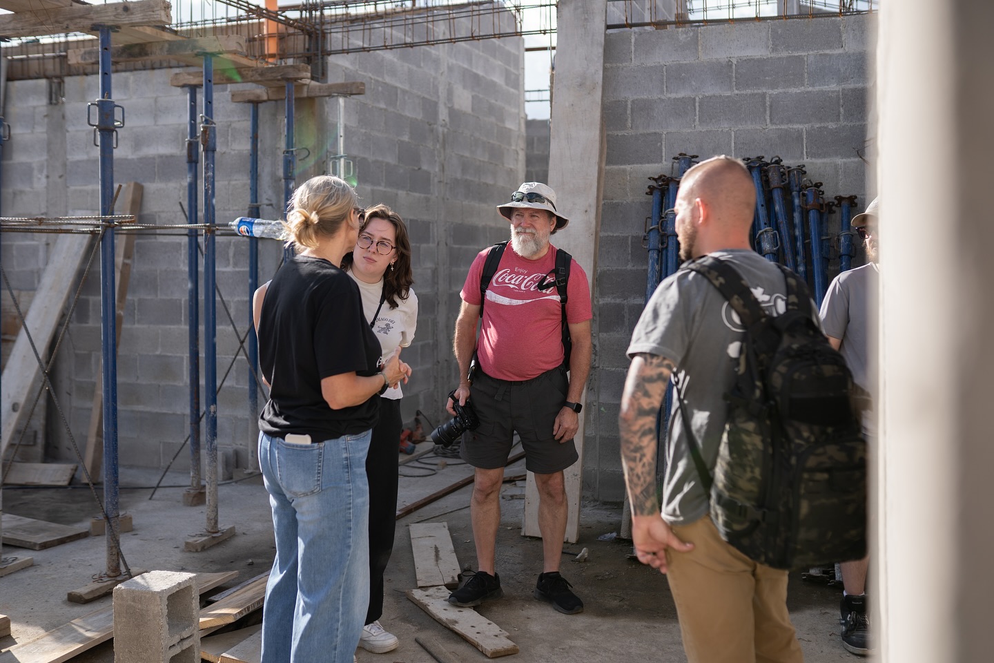 Unless the Lord builds the house, they labor in vain who build it
Recent Visits left us with prayers that confront and encourage!
Thank you to @imn.casadefuego and Calvary Chapel Franklin in Tennessee for bringing such a thoughtful and beautiful group! We loved their great questions, their clear understanding of the need and their love for the Lord and His Gospel to be at the heart of everything! You all were a blessing!
Thank you, also, to Ned and Kari Henn of First Baptist Church Murrells Inlet, South Carolina. This is our team member, Betsy Baker’s home church. It was a privilege to have her Elder, Ned and family come tour the site and pray for our team, our work crew and for the young people who will be joining us!
These prayers often feel like they are coming straight to us from the heart of our God and Father.
Ned prayed these words from Psalm 127…
“Unless the Lord builds the house,
those who build it labor in vain.”
These prayers stick in our hearts and minds.
These words from God’s word guide us, confront us and encourage us all at once!
These words in these visits bless us and fuel us on. Thank you, friends!