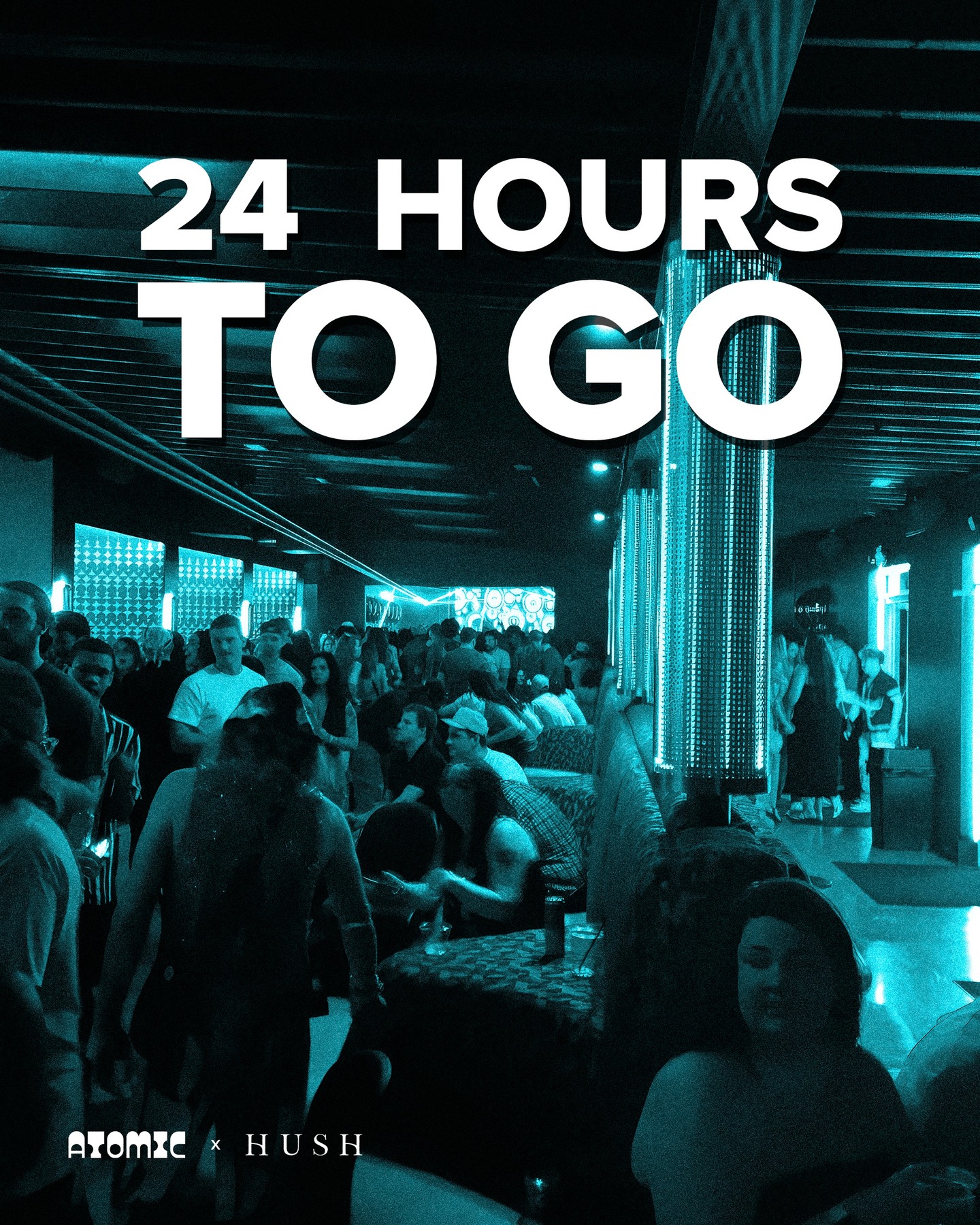 This energy. Tomorrow night.
Saturday, September 13th from 8PM-4AM at Atomic Louisville. The official Hush Aqua launch party meets Hotel Hilo's grand opening.
The world's lowest calorie hard seltzer arrives in Louisville tomorrow night.
This is The Lighter Standard.