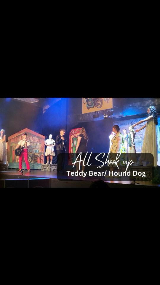 All Shook Up magic on stage!
Conor Fitzpatrick as Chad, Lucy Mae Owens as Miss Sandra, Alex Corcoran as Natalie Haller, and Lucas Burke Tracey as Dennis — joined by our incredible dancers — brought the house down with "Teddy Bear / Hound Dog" at St. Mary's Youth & Community Centre.
An unforgettable musical moment, relived one more time 💫
#stmarysyouthcentretullamore #tullamoremusical #tullamore
#AllShookUp #MusicalMagic #StMarysStage #TheatreVibes #YouthTheatre #ElvisEnergy #LivePerformance #bway