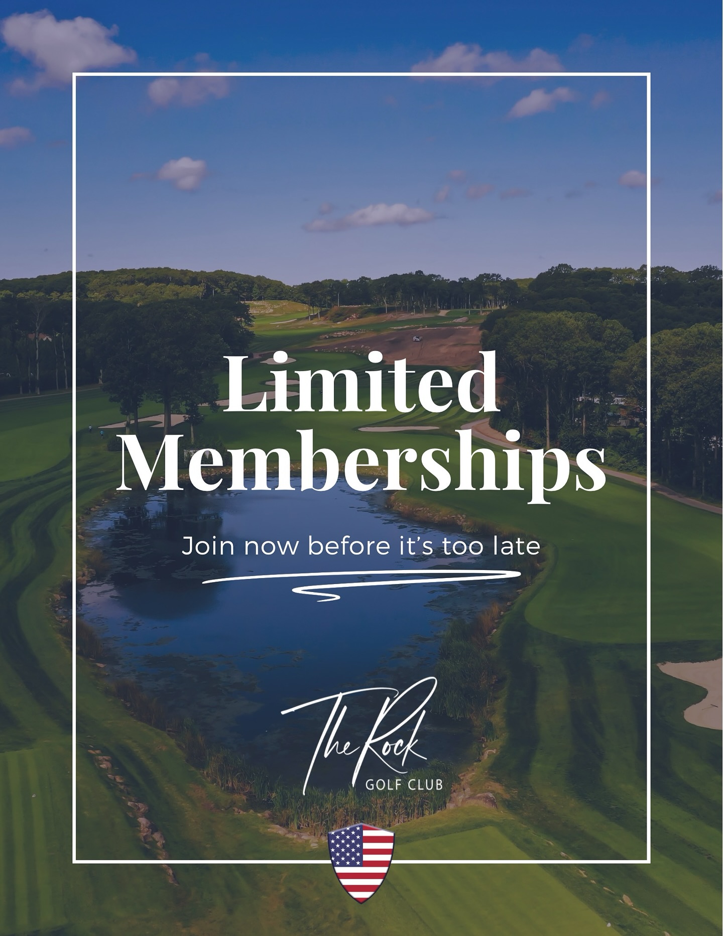 ⛳️ Limited Memberships Available ⛳️
Experience the beauty, challenge, and community that make The Rock Golf Club unlike any other. From perfectly manicured greens to exclusive member perks, now is your chance to secure your spot.
🌟 Don’t wait—these memberships won’t last long. Join today and become part of something special.
📍 The Rock Golf Club
✨ Where tradition meets excellence.
#TheRockGolfClub #GolfLife #LimitedMemberships #LongIslandGolf #GolfCommunity