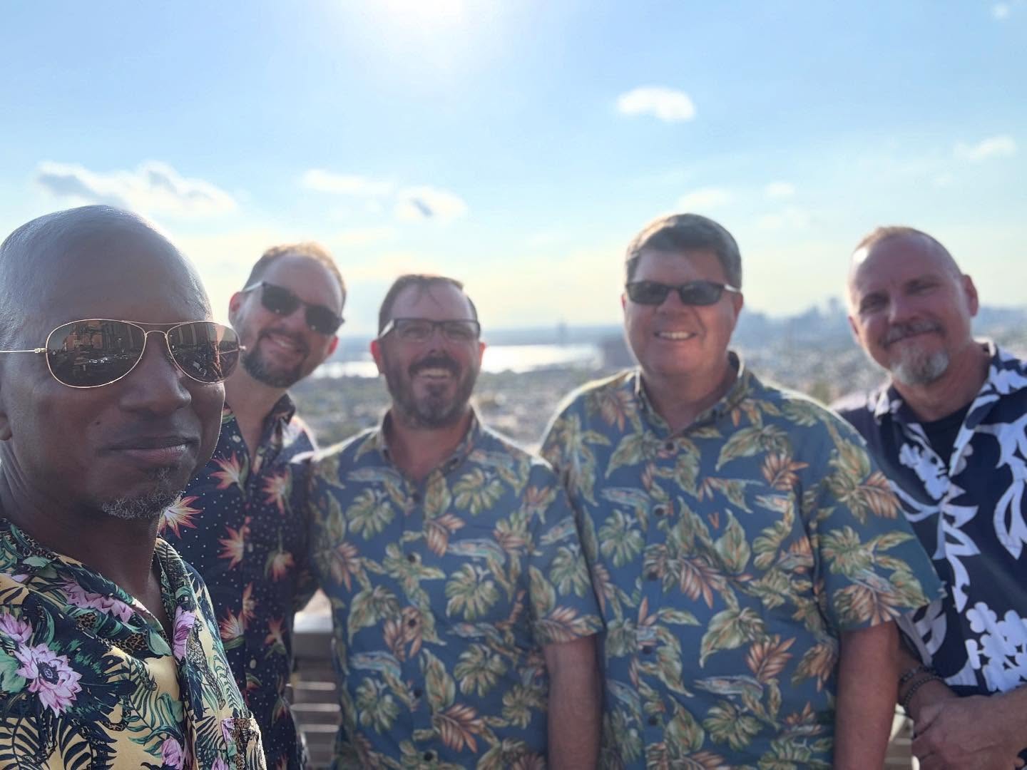 Great corporate event yesterday. Great playing with these cats. And a great view!
