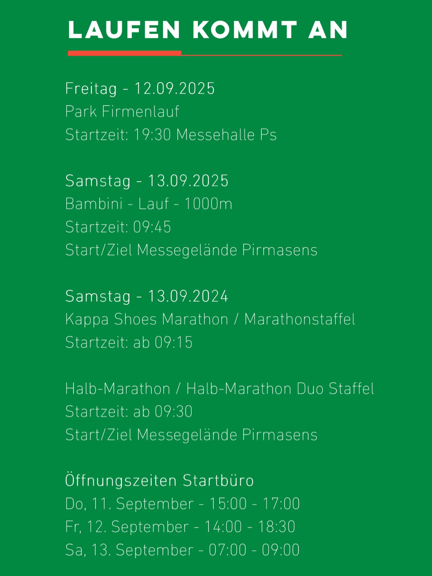 Die allerwichtigsten Infos für Euch im Feed fixiert! 😌🙌🏼
Laufen kommt an! 🔥
#pwm #pfälzerwaldmarathon #pwm2025 #pwm25 #pfälzerwaldmarathon2025 #pfaelzerwaldmarathon #laufenkommtan