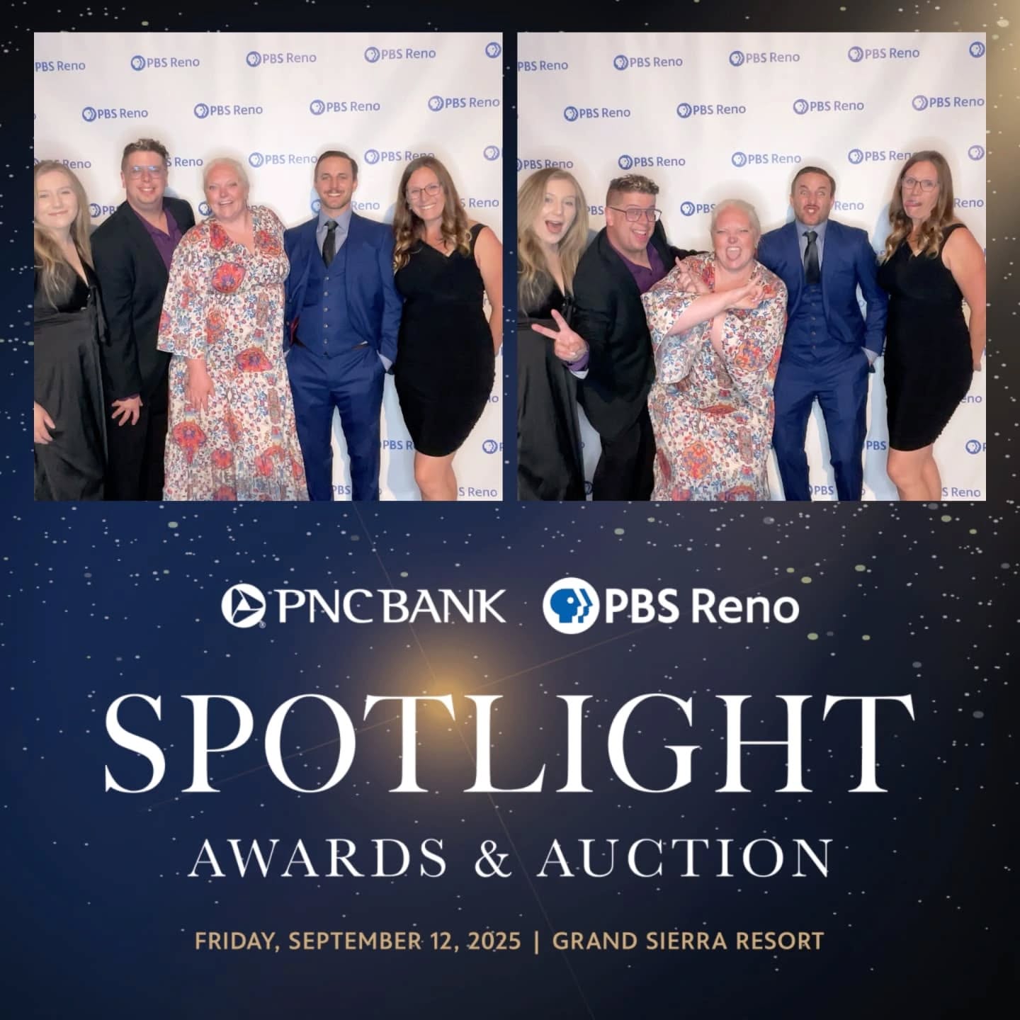 Good vibes, great people, and big love for @pbsreno 💙✨ And may I remind you to support your local PBS station. It fuels learning, compassion, and creativity for a world in need of such an outlet. #community #pbs #support #zakunscripted w