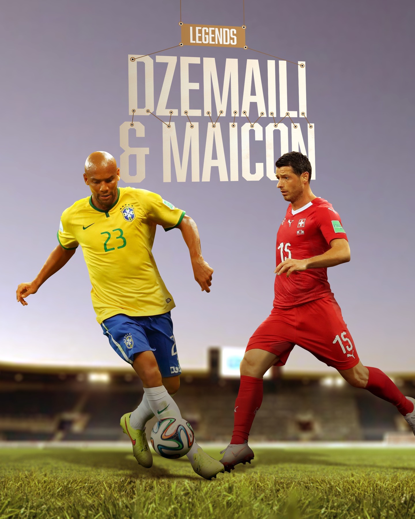 🇨🇭/🇧🇷
Zwei weitere Ankündigungen, zwei weitere Warriors, die den Schlüssel zum Spiel in ihren Händen halten🔑.
@b.dzemaili, der ruhige Architekt im Zentrum, der für Ordnung und Kontrolle sorgt. @m13_oficial, der unermüdliche Wirbelwind an der Linie, der mit Energie und Mut den Unterschied macht.
Seid gespannt, wenn Team Schweiz mit Blerim Dzemaili auf die Seleção mit Maicon trifft – am 09.11 in der Swissporarena, Luzern, im spektakulären Jogo Dos Famosos🌟.
Swipe nach rechts für eine Special Message ➡️
___________
Duas novas confirmações, dois novos Warriors, que seguram a chave do jogo nas mãos🔑.
@b.dzemaili, o arquiteto tranquilo no meio-campo, que garante ordem e controle. @m13_oficial, o incansável furacão na lateral, que faz a diferença com energia e coragem.
Preparem-se para quando a equipe da Suíça com Blerim Dzemaili enfrentar a Seleção com Maicon – no dia 09/11, na Swissporarena, Lucerna, no espetacular Jogo Dos Famosos🌟.
Deslize para a direita para uma mensagem especial ➡️
#maicon
#dzemaili
#ronaldinho
#closnormand
#jogodosfamosos