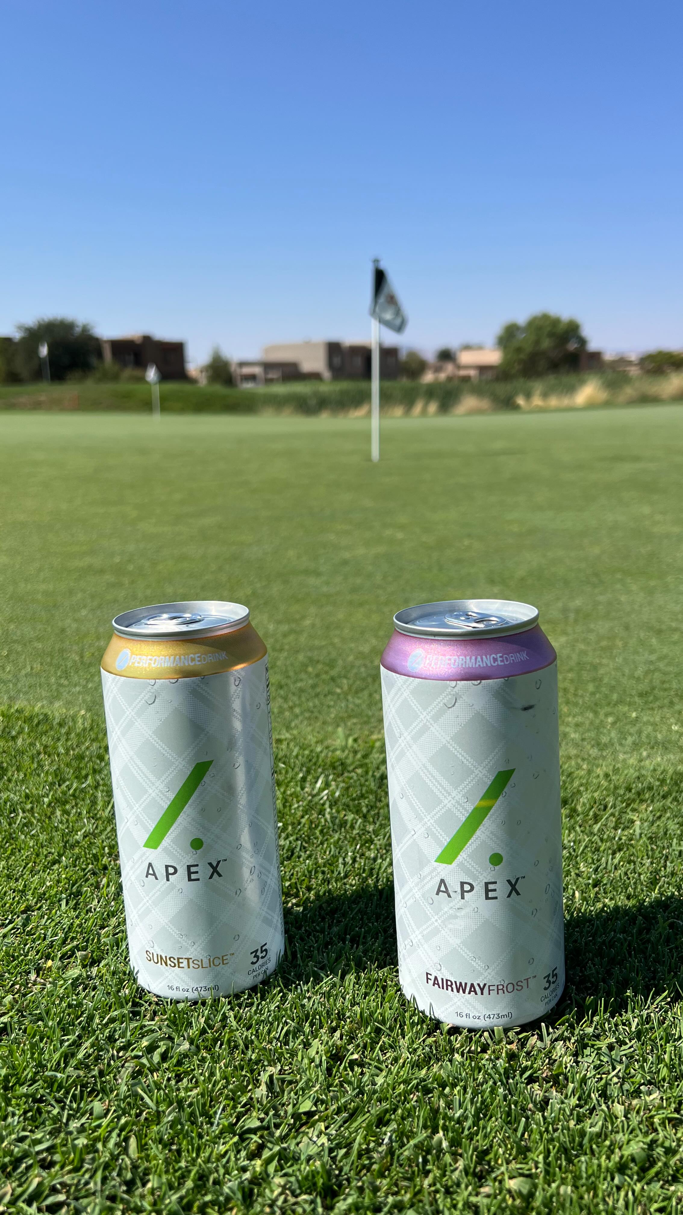Apex is now in play in Southern Utah! Make sure to go play @ledgesgolfclub amazing course! Don’t forget to grab an @apexfueled to fuel your full 18 holes. #fairwayfrost #apexfueled #sunsetslice #golfperformancedrink #golf #golflife