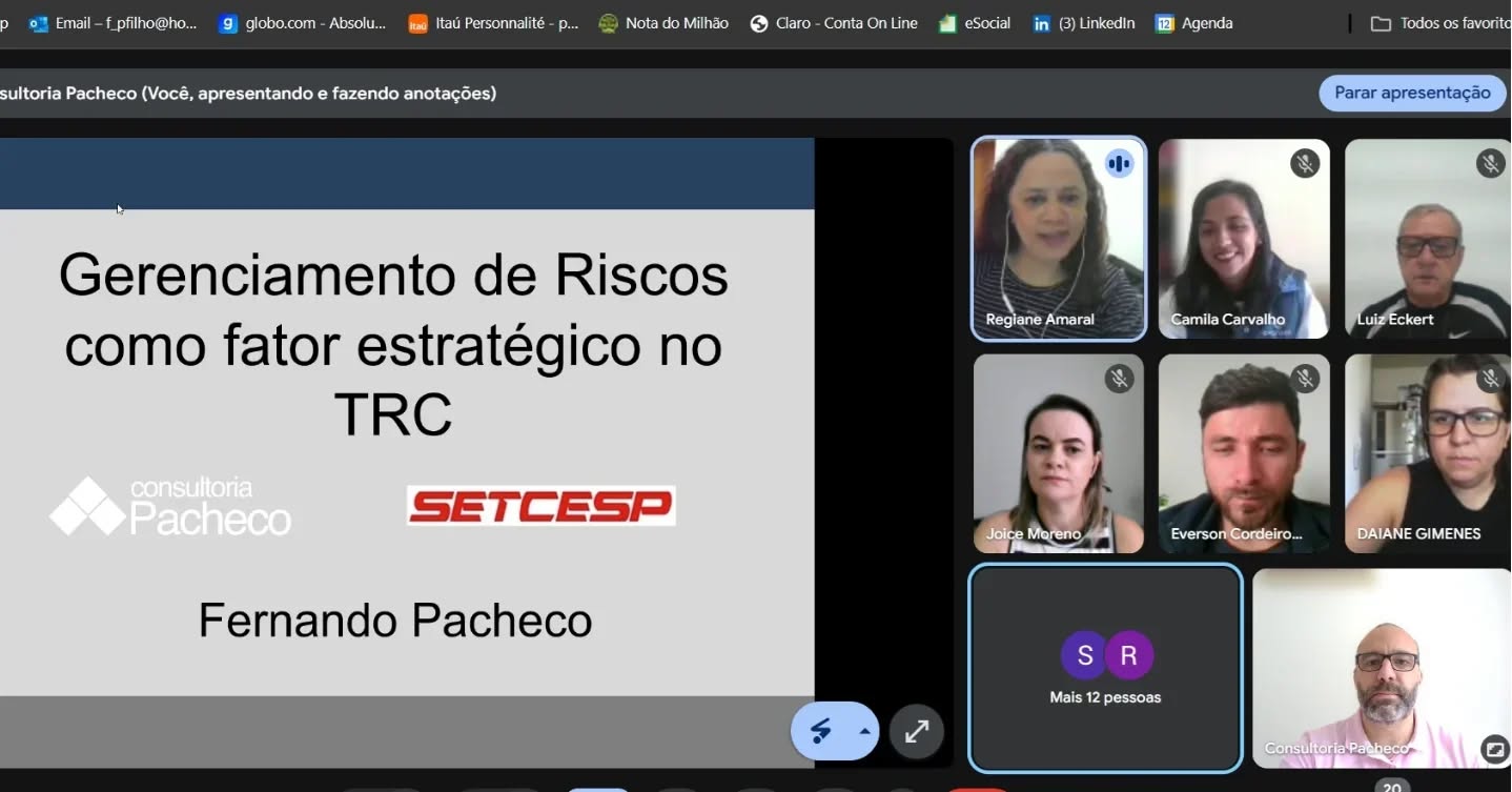Mais uma manhã de compartilhamento de conhecimentos. Mais uma vez agradeço ao @setcesp pela parceria!!!!
E vamos em frente!!!!
#prevencaodeperdas #gestaoderiscos #gerenciamentoderisco #transportedecargas #logística #seguros