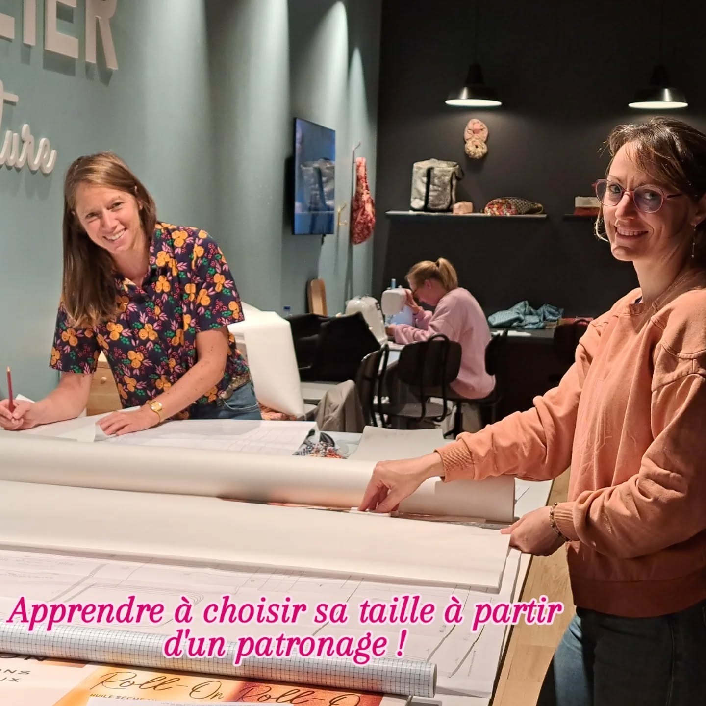 Atelier libre ce samedi après-midi chez @selftissus_dinan
Chacunes avaient son projet personnel.
Prochain cours à suivre ! 😃Bonne ambiance !