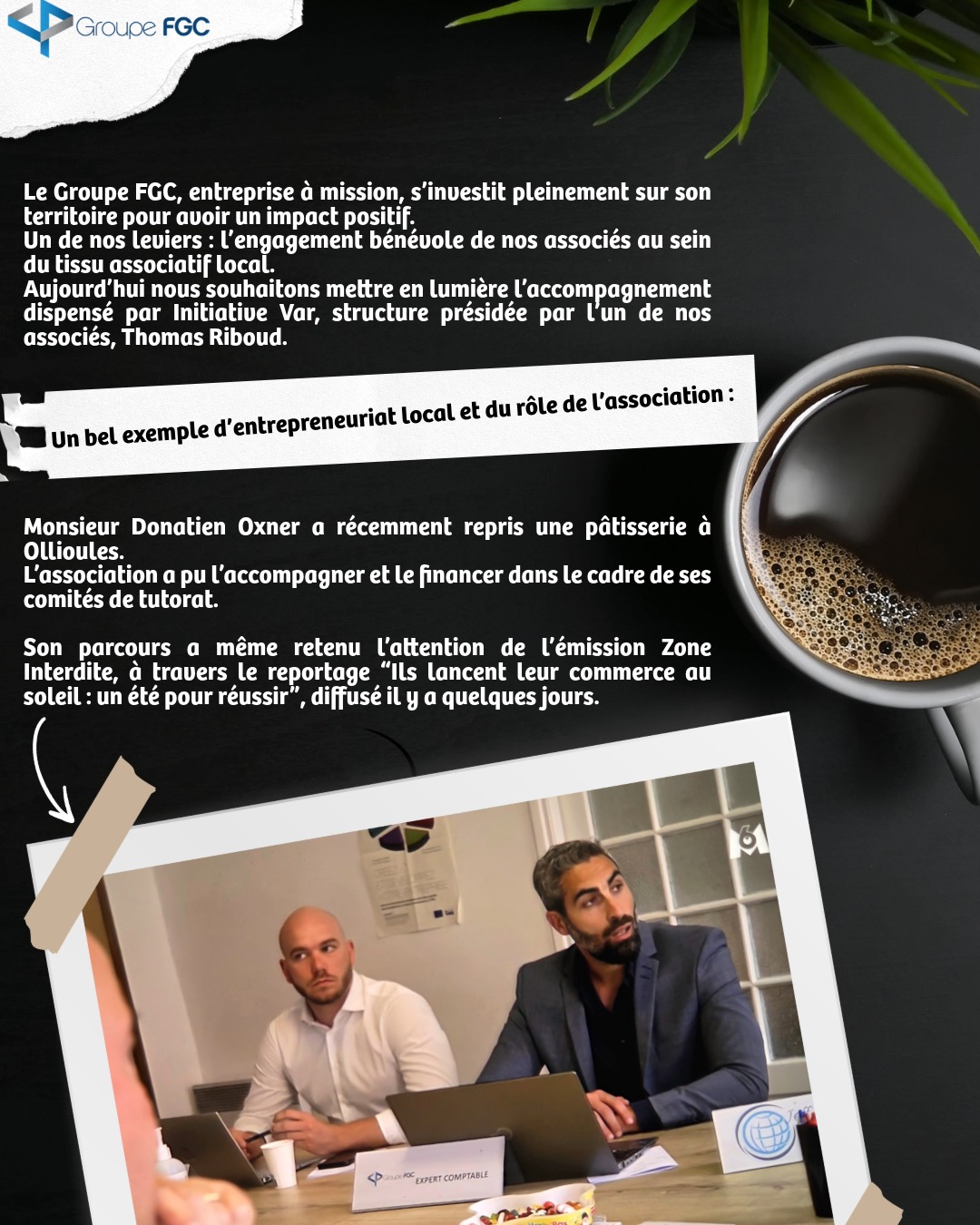 👏Bravo à Donatien pour son énergie et sa passion, et merci à toutes celles et ceux qui contribuent chaque jour à faire rayonner l’entrepreneuriat local.
#Entrepreneuriat #Accompagnement #Expertisecomptable #EntrepriseÀMission #zoneinterdite