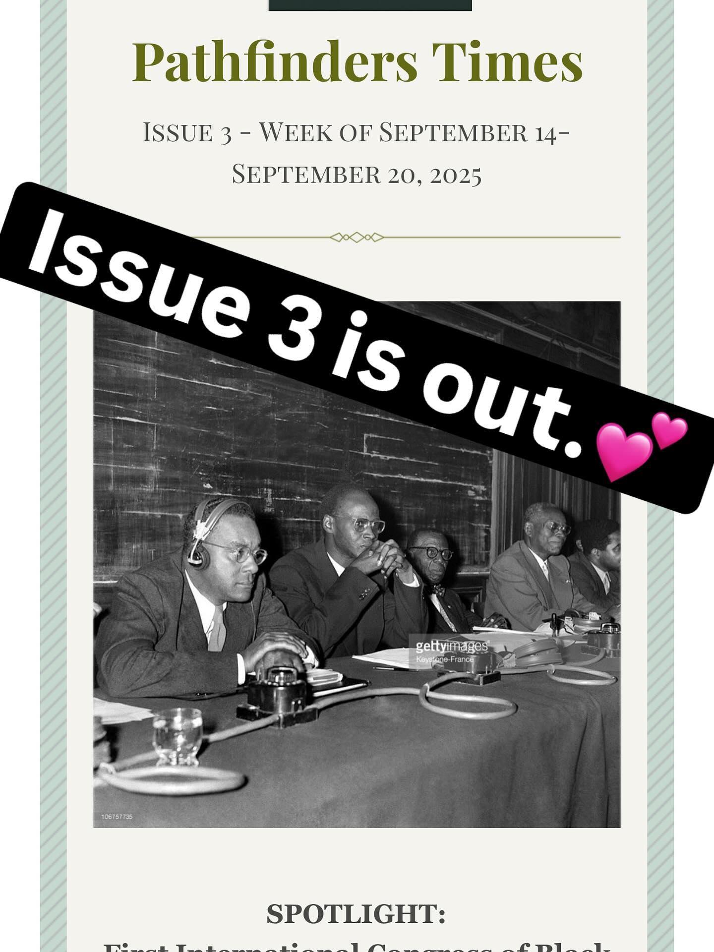 Issue 3 is out now! This week in history, September 17th marks Harriet Tubman's escape from slavery in 1949 and Vanessa Williams becoming the first Black Miss America in 1983. Plus, a fun family challenge! Subscribe for free weekly inspiration - link in bio. #blackhistoryeverymonth #missamerica