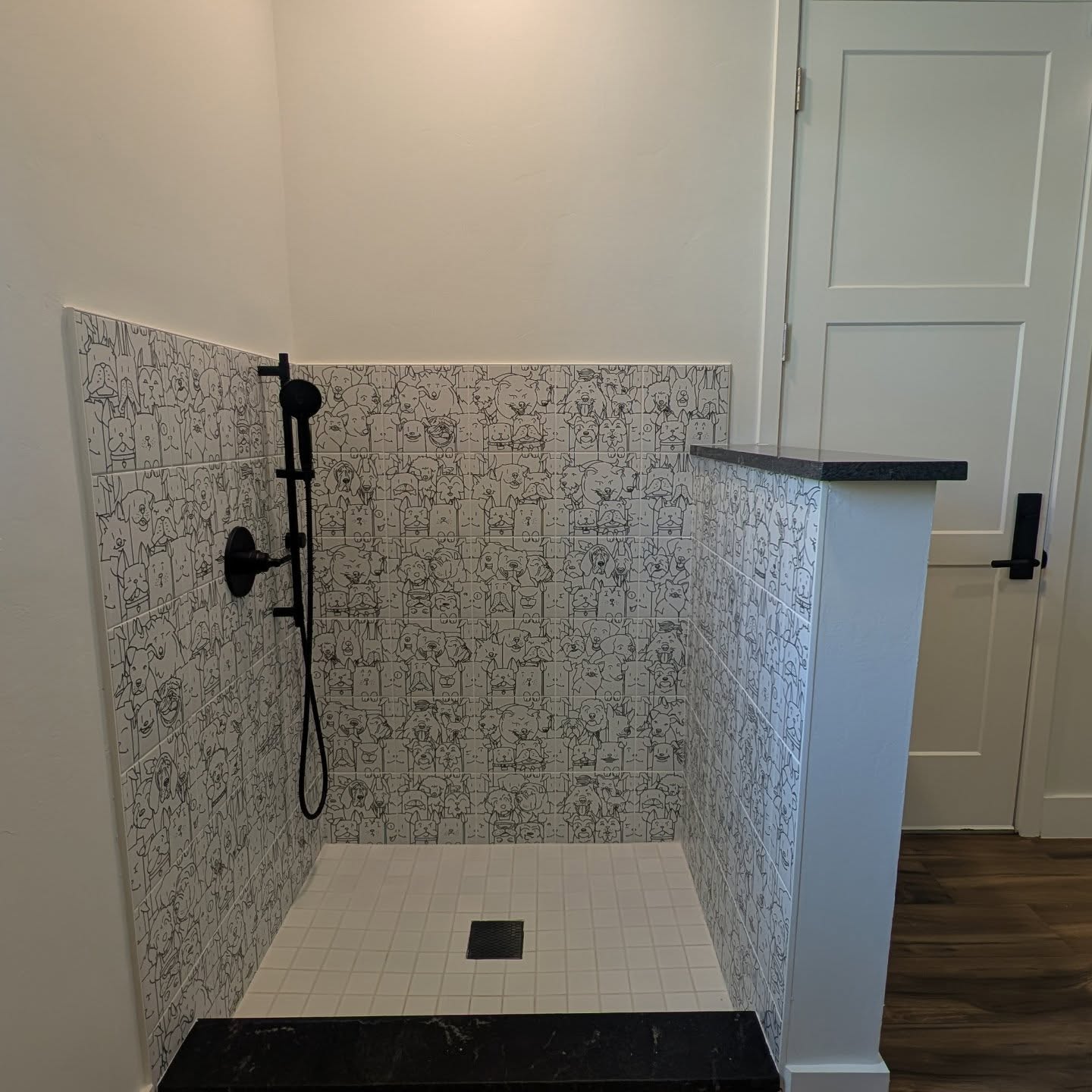 Every pup deserves a spa day 🐾✨
This custom doggy shower makes bath time a breeze (not to mention super cute too)!
#qualityhomesofpc #qualitybuilt #customdesign #customshower #doggyshower