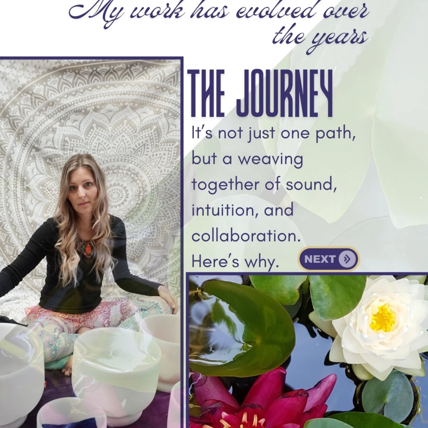 Over the years, my work has evolved into something bigger than any one modality.
It’s the weaving together of sound, intuition, and collaboration, each thread holding space for your body, energy, and mind.
1:1 Intuitive Healing Sessions help you reconnect with your own inner healer.
Working alongside naturopath @brianagunn_naturopathy , we support both physical and energetic layers of complex conditions like Lyme and mold.
Sound Journeys with @soundfrequencysvt carry you into immersive, transformative states.
Private Sound Experiences offer intimate, tailored moments of clearing and reconnection.
And soon, I’ll have some herbs coming from Briana’s dispensary that will support your nervous system, rest, and repair. (don’t forget to Follow for more)
Each offering exists to meet you where you are, and hold the space for transformation on every level.
If this resonates, my work is open to you, online or in person, wherever you are ready to step in.
Link in bio