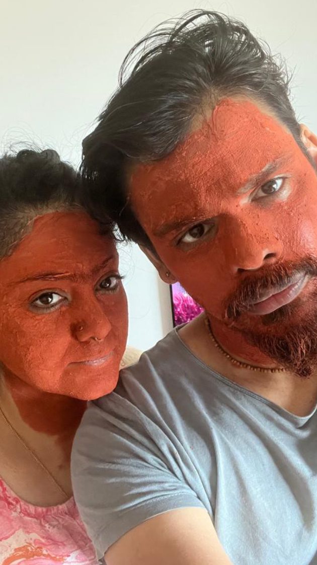 Behind every successful skincare brand is… a husband who had no choice 😁
Bharath is also my official test subject, my full-time mask model, my aroma surgeon, my texture cop, my logo maker, and a loyal Taravali customer ❤️
Taravali Skincare's logo was designed by him 😍
If it weren’t for his endless support (and tolerance for my “just one more ingredient” experiments), Taravali wouldn’t exist 🥹
Now his skincare game is on point!
Here’s to you, hun, the real strength of Taravali! 😘❤️
🧿