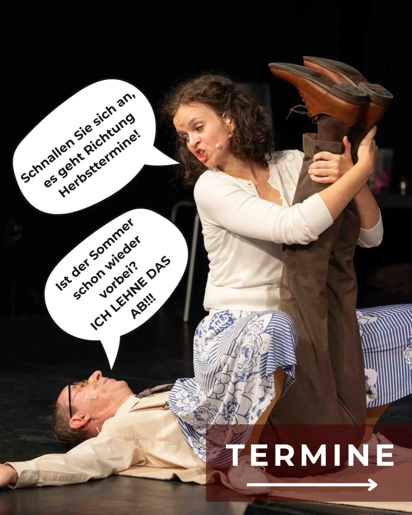 DIE SOMMERPAUSE IST VORBEI!!!
Ab sofort gibt's neue Herbstermine😊
Die Links zu den Tickets findet ihr in unserer Bio❤️
#helfried #comedy #kabarett #humor