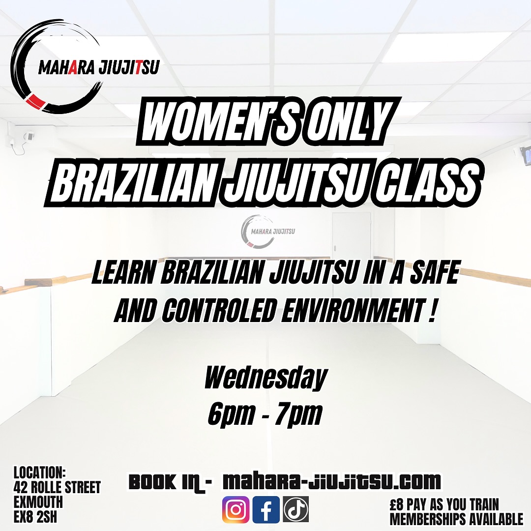 🥋WOMEN’s ONLY BJJ CLASS
This Wednesday a Women’s only BJJ Class will start.
This is a great opportunity to learn a combat martial art without kick and punches that works.
Improve your fitness, improve your self-esteem and confidence. BJJ is a hard skill to learn but rewarding in so many different ways.
🔥FIRST CLASS IS FREE.
Register interest through the website.
#bjj #womensbjj #womensbrazilianjiujitsu #exmouth
