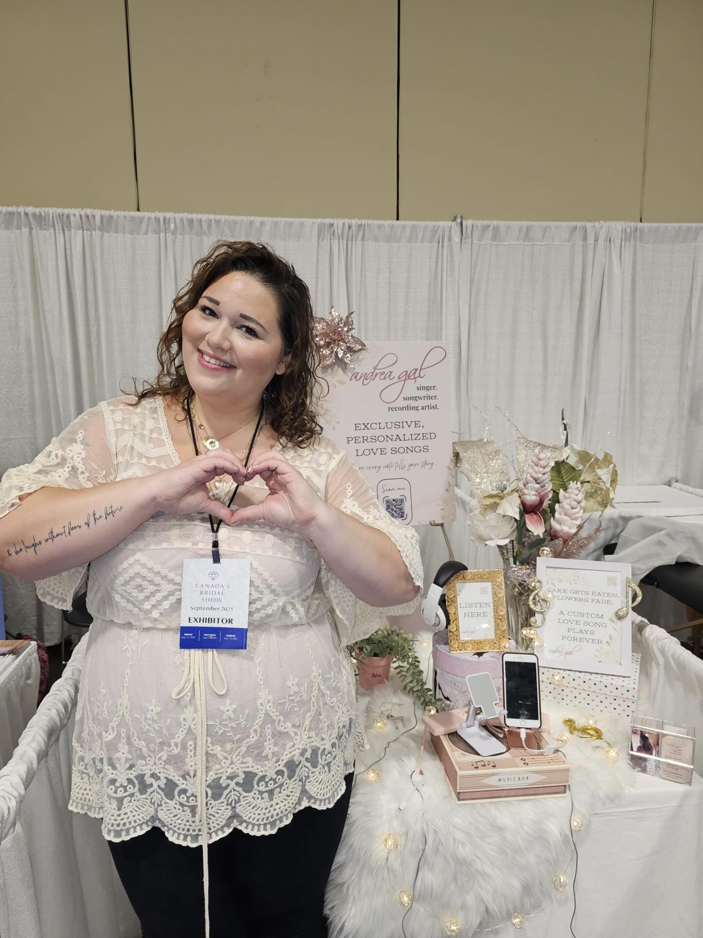 โจ Day two at @canadasbridalshow ! Honored to share my exclusive, personalized love songs with so many beautiful couples today ๐ Your story deserves its own soundtrack, and I canโt wait to create it.
#CanadasBridalShow #weddingmusic #weddingsinger #ceremonymusic #weddingpianist #personalizedsongs #customlovesongs #weddingsongwriter #bridemusic #weddingmusician #songforyourlove #weddingentertainment #torontowedding #niagarawedding #weddingplanning #weddingideas #weddinginspo #ontariowedding #canadianbride #weddingceremony #bridalmusic #weddingvendors #brides2026 #brides2025 #bridalshow