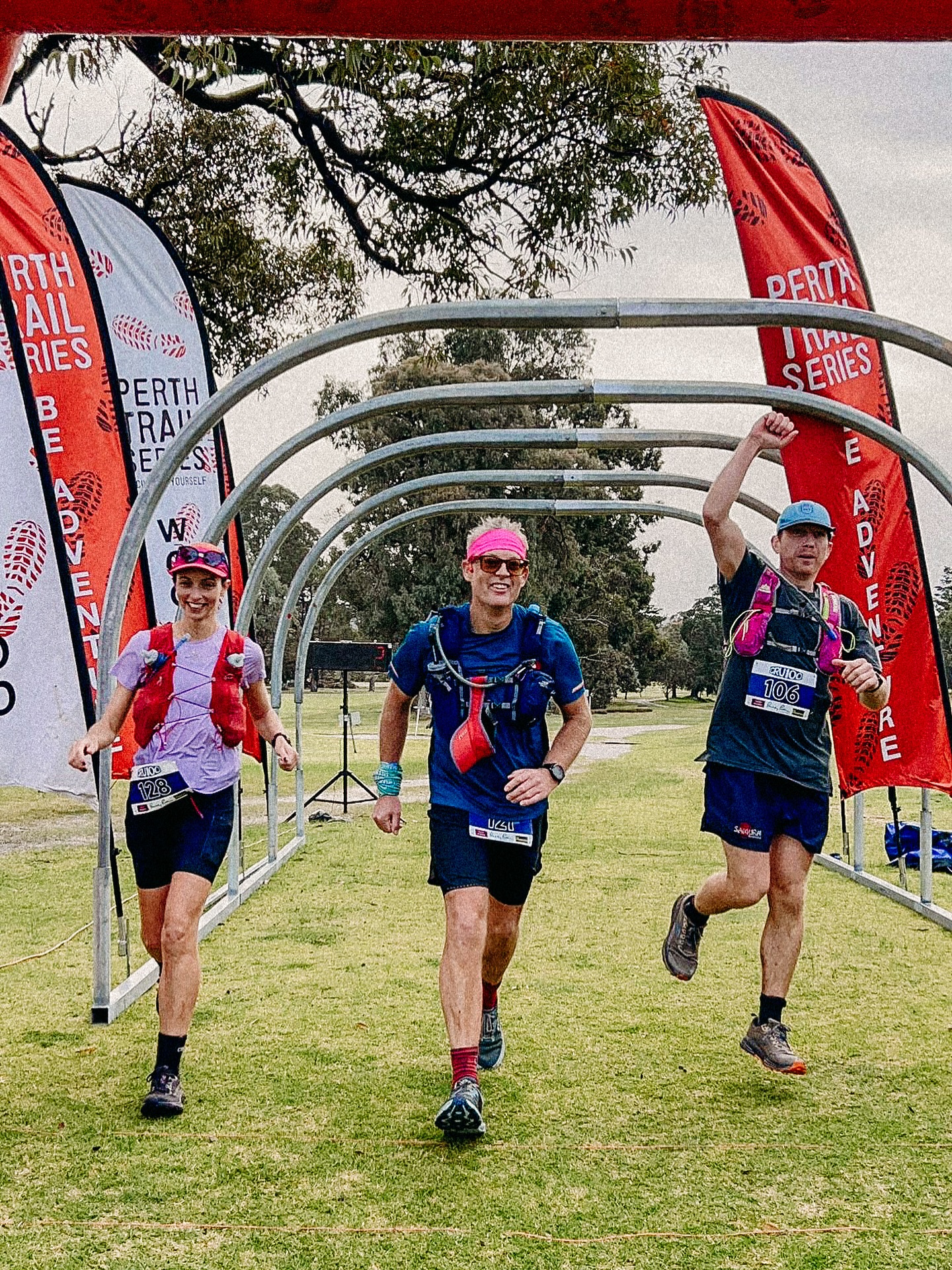 I think we should all give Farmer Drew a big cheer for completing an ultra marathon on Saturday!!!!50kms at the age of 50, under 7 hours , particularly when you haven’t done an event so big for at least 7 years is more than impressive don’t you think? We’re all super proud of you for this incredible achievement. A big thanks to Olly and Tammy too for ensuring he made it through the race and back home in one piece.
