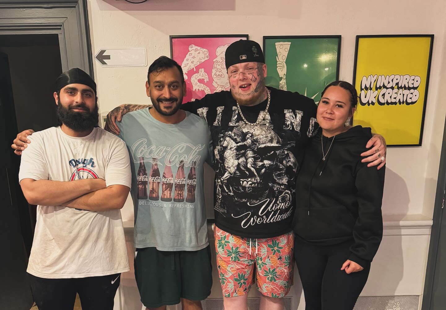 🍕🔥 Huge shoutout to Lewis Fitzgerald for stopping by Dough Daddy! He took on our epic 24-inch pizza, and it was an absolute feast! We hope you enjoyed every cheesy bite. Thanks for coming, can’t wait to see you back for round two! #PizzaGoals #LewisFitzgerald #DoughDaddy #FoodieVibes