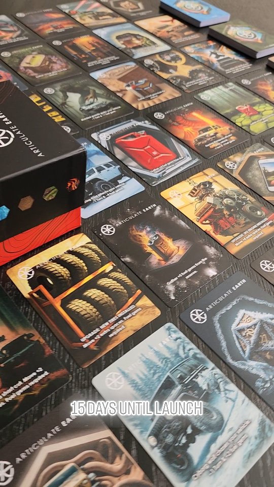 ⏳ 15 days until the adventure begins! Articulate Earth launches Sept 30th on Gamefound. Are you ready to claim your spot on the map?
🌍🎲 #ArticulateEarth #GamefoundLaunch #BoardGameCountdown #boardgames #crystals #warblerwarlockgames #boardgamegeek #adventure #gamedesign #jeeples #tabletopgames #boardgame