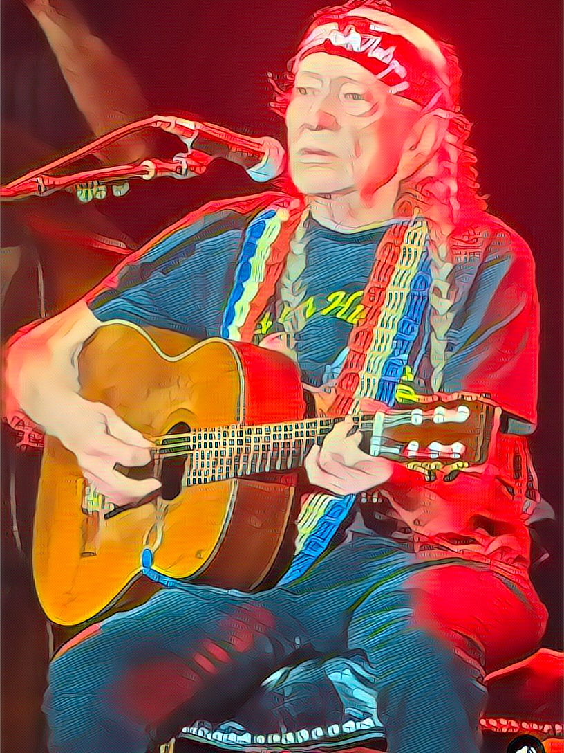 Willie is an inspiration! I watched his documentary recently, really great!!! #willienelson #inspiration #alwaysreal #dowhatyoulove❤️