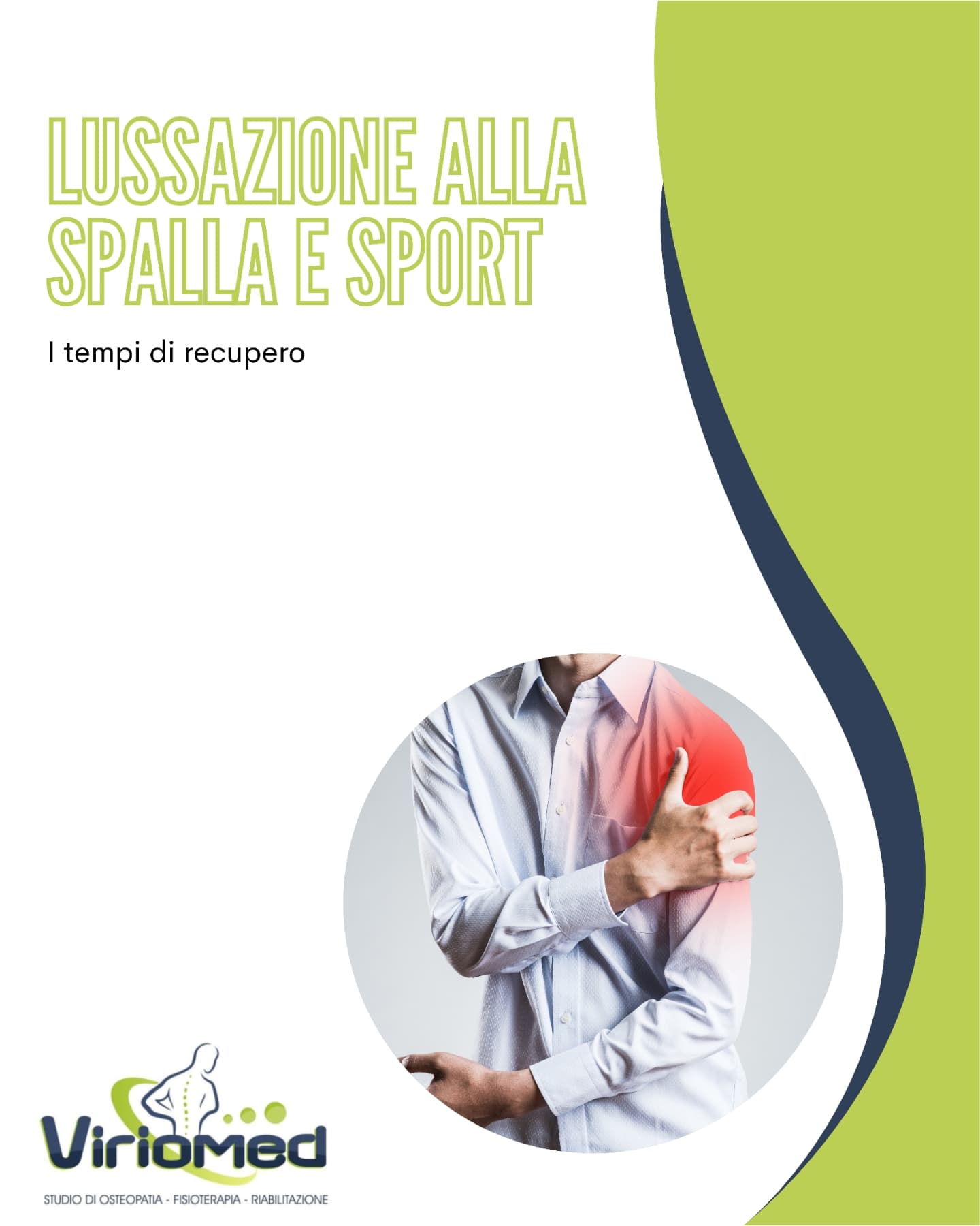 La lussazione alla spalla è un infortunio comune tra chi pratica sport di contatto e traumatici, come lotta, basket, rugby e motocross. Si verifica più spesso negli atleti sotto i 30 anni, soprattutto in quelli con una naturale lassità articolare.
I sintomi sono acuti e molto dolorosi, spesso limitando anche i movimenti più semplici, non solo della spalla ma anche del braccio.
Nelle persone con più di 40 anni, a seguito di una lussazione della spalla possono presentarsi complicazioni aggiuntive, come fratture ossee o cartilaginee, o rottura dei tendini dei muscoli della cuffia dei rotatori.
Viriomed
📍 Strada comunale per San Gregorio, Loc. Mannella (VV)
📞 3206775566
📧 viriomed@libero.it
🌐 www.viriomed.it
#viriomed #fisioterapia #osteopatia #riabilitazione #posturologia #terapia #tecar #fisiotone #powershape #cryotshock #ondadurto #osteopata #ginnasticaposturale #linfodrenaggio #posturale #dimagrimento #dimagrimentolocalocalizzato #rimodellamentocorpo #tonificazione #vibovalentia #calabria #sangregoriodippona #vibomarina