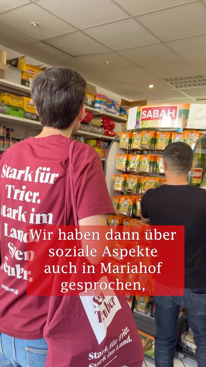 🚲Mitradeln. Mitreden. Meine Fahrradtour mit Dir durch Trier hat begonnen.
Dabei gab es sehr viele Gespräche mit zuversichtlichen Menschen. Wir sprachen über sozialen Zusammenhalt und Hilfe für andere am Stand für Nestwärme - mit toller Döneraktion des Mariahof Kebab. Wir feierten Jubiläum in Castelnau am Kebab Laden und mit der DJK Matthias. Herzlichen Glückwunsch! 🥂
Wir guckten uns Verkehrsführungen in Heiligkreuz an, um allen im Verkehr noch mehr Sicherheit zu bieten. Und ich genoss die vielen Begegnungen, die mir Ideen und Freude geben, um weiter stark für Trier und stark im Land arbeiten zu können.💪
Unsere Stadt bietet viel und ich freue mich sehr, auf meine nächste Tour mit Dir durch Trier.
#trier #sventeuber #trierimlandtag #demokratie #politik #rlp #nestwärme #heiligkreuz #mariahof #castelnau #djkmatthias #fahrradtour #rad #fahrrad