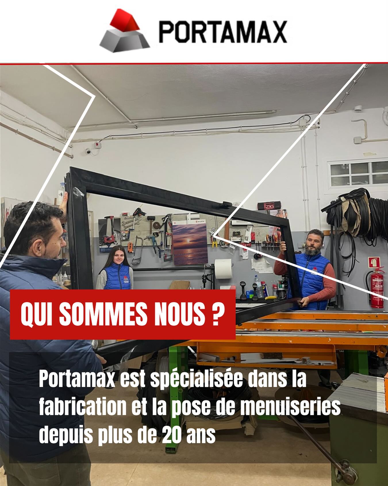 Depuis plus de 20 ans, Portamax met son savoir-faire au service de vos projets !
Spécialisés dans la fabrication et la pose de menuiseries, nous vous accompagnons de A à Z pour donner vie à vos idées et assurer des finitions de qualité.
Chez nous, tradition et innovation se rencontrent pour créer des solutions sur mesure adaptées à vos besoins.
📍 Opérant dans toute la France, nous travaillons avec passion pour vous offrir confort, sécurité et esthétisme.
👉 Faites confiance à Portamax, votre partenaire menuiserie depuis plus de deux décennies !