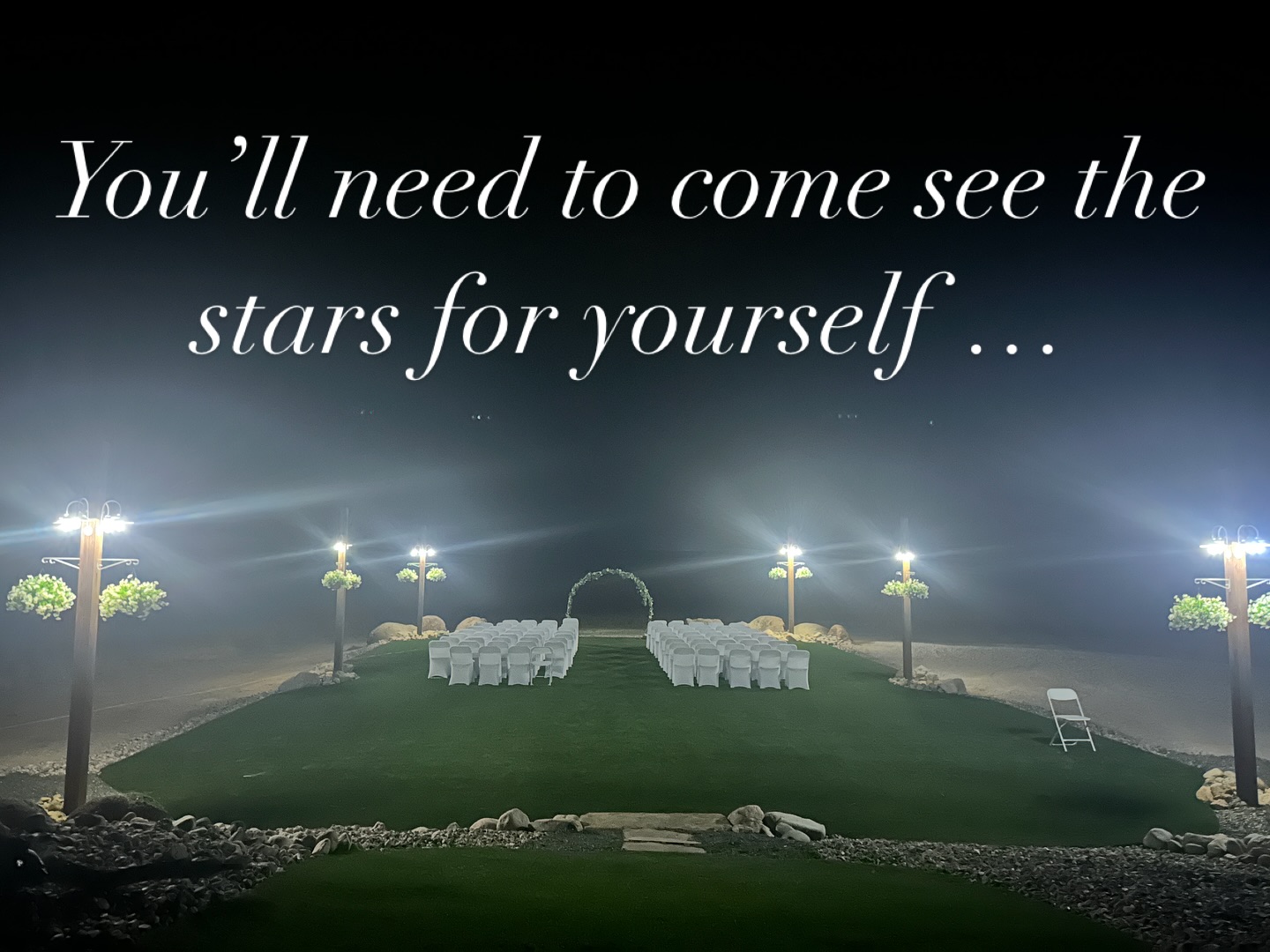 ✨ Just wrapped the final touches on our ceremony lawn—those Topgolf-looking poles in prior social posts? Now glowing with dreamy lights and blooming flower piles. Come nightfall, they shine… but the stars really steal the show.
🩵116-Acre Private Retreat in Glendo State Park
🚗 2 hour from Colorado/WY border
🛏️ Sleep your wedding party- up to 30
⛰️ Mountain ceremony views
🌿 3300 sq. ft. Artificial ceremony lawn
💧 100’ water feature
💖 Dancing under Wyoming’s brightest stars
#glendoreservoir #mountainlove #destinationweddings #wyoming #destinationwedding #bridetobe #newvenuealert #nocobrides