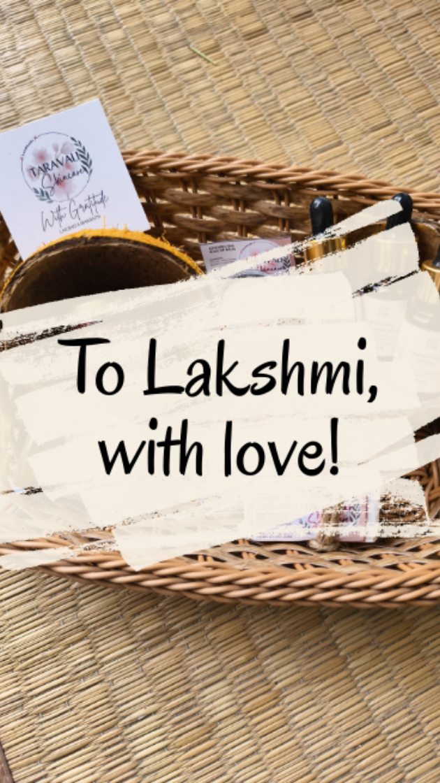 I’ve never met Lakshmi @mind_without_measure_ in person, but from the moment we talked, it felt like… we just clicked!
Like, girl, long time no see! kind of vibe.
Lakshmi is a teacher; a beautiful soul who shapes young minds every day with patience, kindness, and so much love.
There’s something incredibly powerful about the work teachers do! They don’t just teach lessons. They inspire confidence, nurture growth, and show up, even when it’s hard.
Some people don’t need long explanations or reasons to connect. It just happens ❤️
That’s exactly how I think skincare should be too, simple, honest, and something that fits you, not the other way around.
So I sent her a little basket of Taravali goodness.
- A few serums
- A face mask
- Nourish by Tradition body butter
- A lip balm
- A couple face bars...
Things I personally stand by 🧿
Seeing Lakshmi welcome it into her routine honestly warmed my heart. Because at the end of the day, skincare isn’t just about looking good...
It’s about feeling good,
It's about feeling seen, and
It's about falling in love with your skin ❤️
Thank you, Lakshmi, for letting me be part of your journey!
With gratitude,
Lakshita Bharath