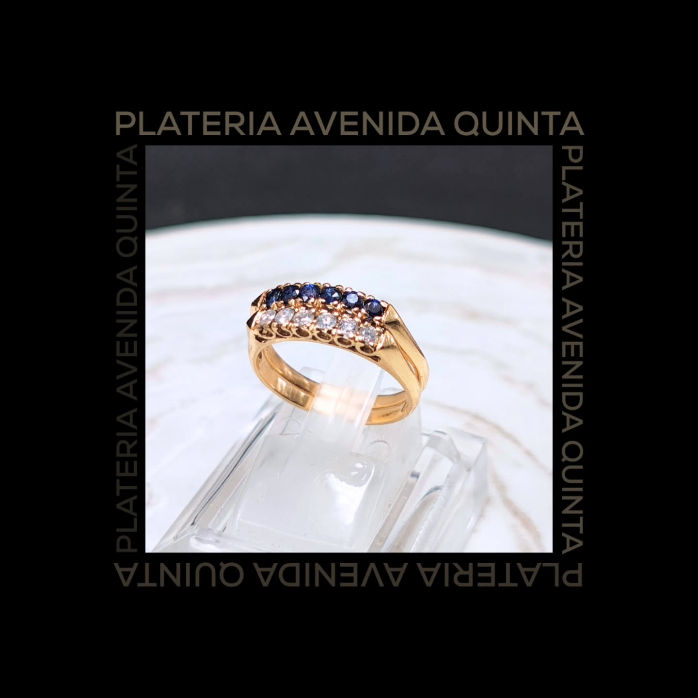 #zafiroazul y #diamantes #anillos #oro18k