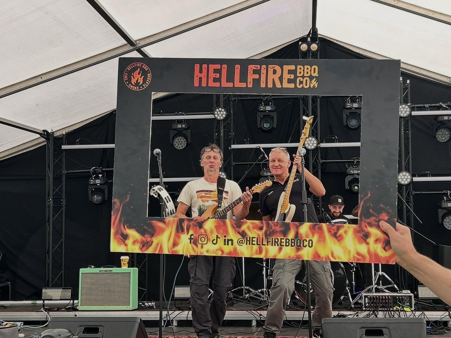 And the warm up act is on