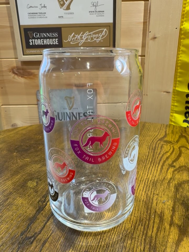 JUST LOOK AT IT!
New branded glases in the fox.
How cool are they? Really happy with them.
#foxtailbrewing #beer #beerglasses