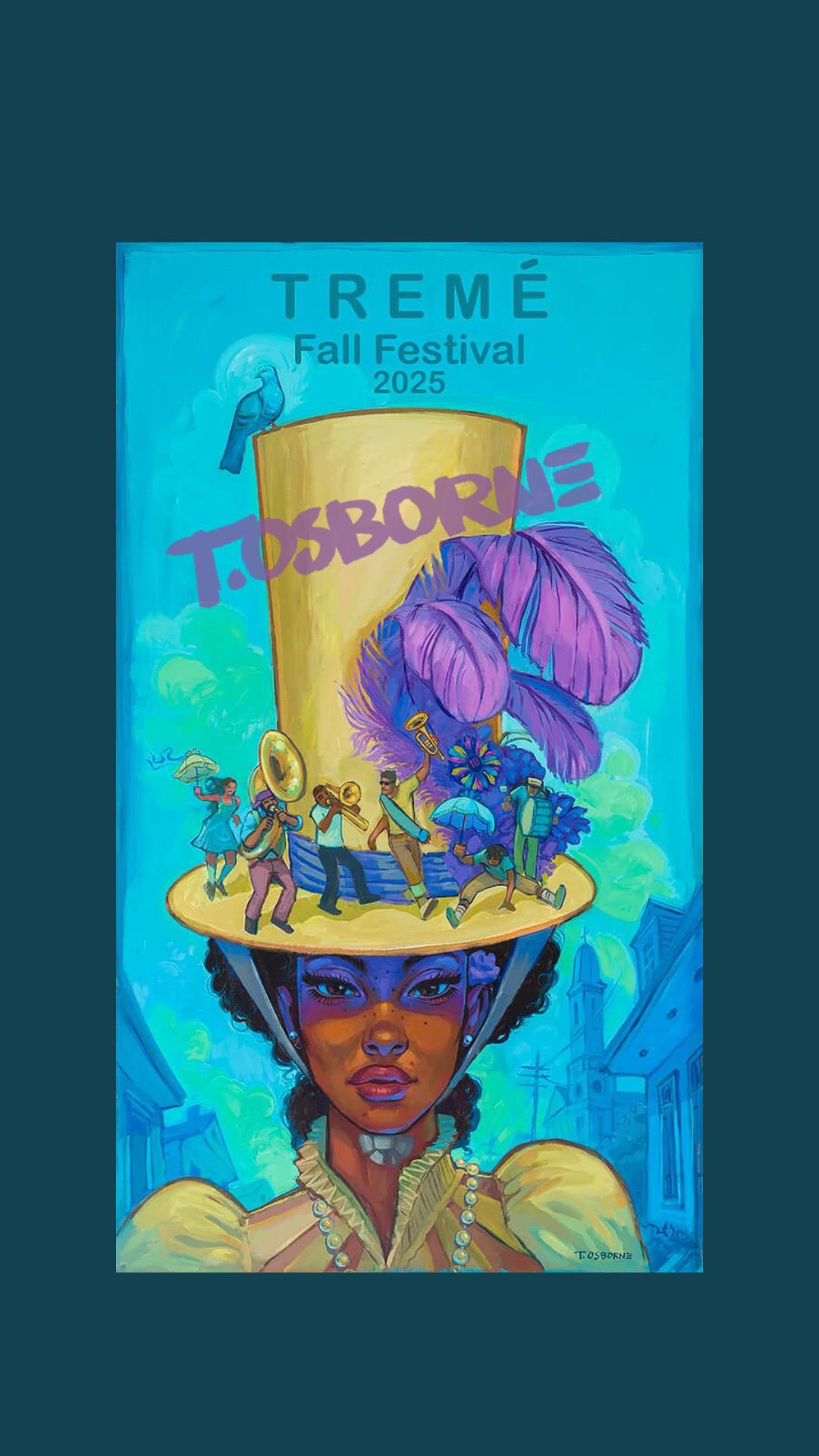 Check out this video, as Naydja Bynum, Board President of Friends of Treme Culture, sits down with world-renowned artist Terrance Osborne to talk about his breathtaking new piece “Lady of Tremé” created exclusively for the 2025 Tremé Fall Festival.
Hear the inspiration behind the art, the legacy of Tremé, and what this 10th Anniversary celebration means for our community. Don’t miss this powerful conversation and first look at a true masterpiece. Watch the full interview now and join us in celebrating Tremé’s culture, history, and future.
#TremeFest2025 #TerranceOsborne #LadyOfTreme #TremeCulture #neworleansart