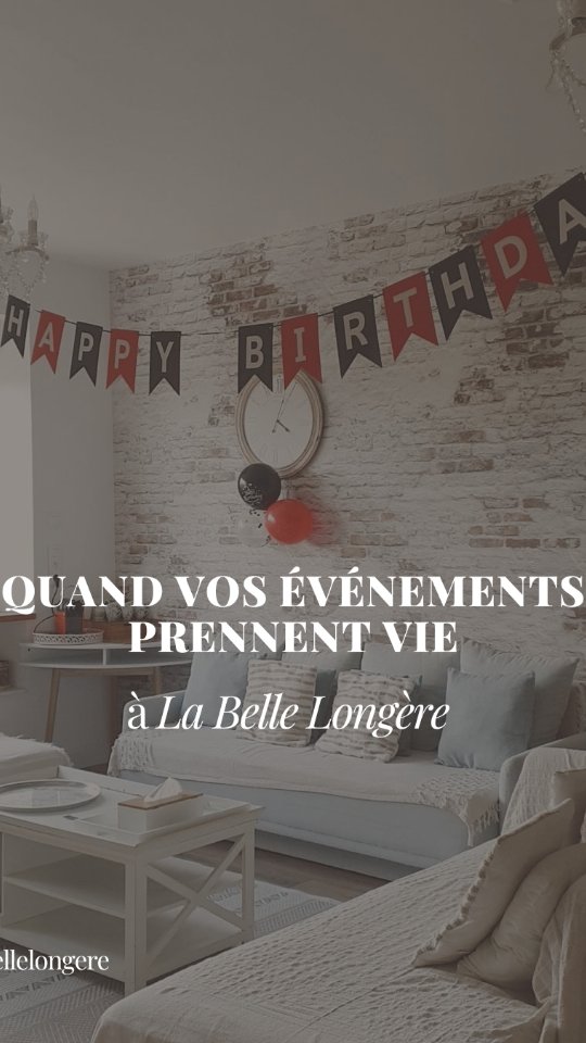 ✨️Quand vos événements prennent vie à @labellelongere !
🥂 Maryline et son frère souhaitaient organiser une surprise pour les 70 ans de leur papa lors de leur week-end au sein du gîte.
🥳Ils ont profité de nos formules d'événements clé en main pour mettre en place avant leur arrivée une décoration personnalisée incluant ballons et guirlandes dans les tons rouge et noir.
📸Et pour plus d'émotion, ils ont également choisi notre offre d'impression et d'affichage photos...
🎁Des cadeaux sur-mesure supplémentaires étaient offerts dans le cadre de cette prestation : livre d'or et boîte à souhaits pour cet exemple.
Une organisation gérée pour vous et avec vous ! 🙏🏻 Nous vous ferons découvrir sous peu l'ensemble de nos packs événementiels pour émerveiller vos proches 💫
(La Belle Longère, gîte 3 étoiles et événementiel au milieu des vignes de Champagne, oenotourisme et séjours au vert sur-mesure, réunions familiales et entre amis, kids friendly, bien-être et détente...)