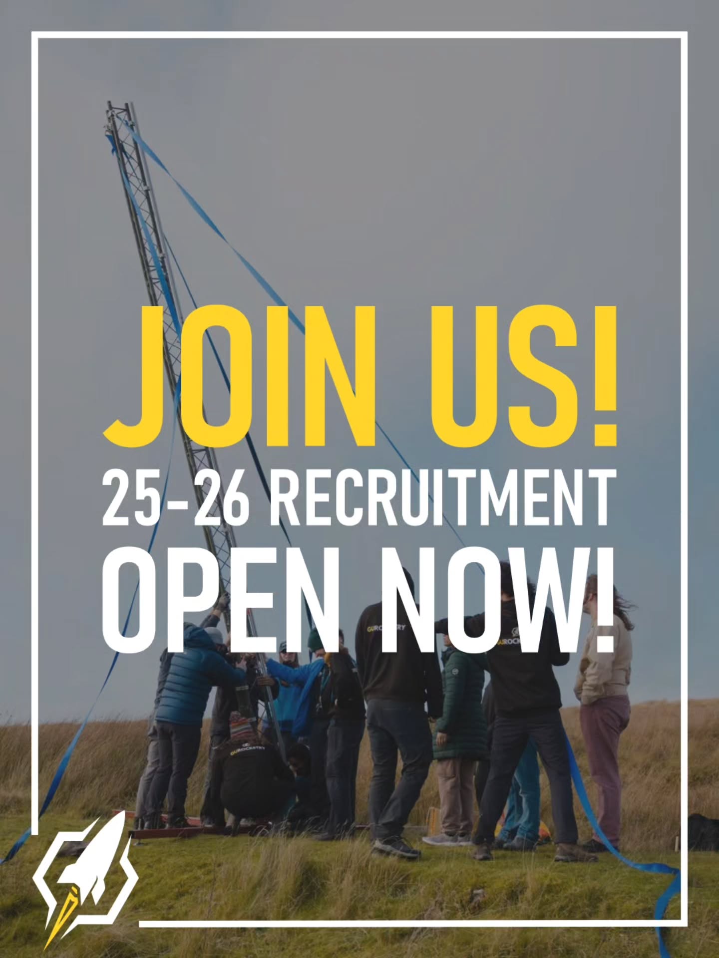 The moment you've all been waiting for...
Recruitment for the 25-26 academic year is officially OPEN! 🎉
Check the link in our bio to access the form, or apply through our website! If you have any questions, feel free to send us a DM, or come and visit us this Tuesday and Wednesday in the cloisters at the Freshers Fayre!
Oh, and keep an eye on our Instagram... Throughout the week, we'll post more about what it's like to be a member, and what exciting things are coming this year! 🚀
#ThinkBigGoBeyond #STEM #uofglasgow #engineering #rocketry