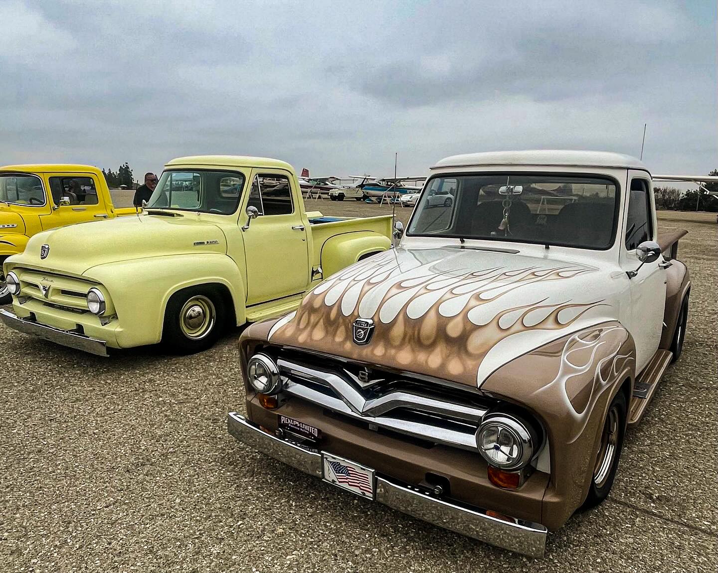 🚨🚨AIR SHOW & CAR SHOW🚨🚨
Today at @cableairport in Upland
@pickupslimitedpv is representing today at the @cableairport 80th anniversary Open House.
Come check out classic cars & classic airplanes!
f100 #f100syndicate #f100mob #f100custom #fordf100 #fomoco
48-50: #bonusbuilt #bonusbuiltford
51-52: #f100sharknose
53-56 #fatfender #fatfenderford
57-60 #f100fridge
61-66 #slicksixties #f100slick
62-66 #wrongbed
67-72 #Bumpside #bumpsidenation #bumpsideford
73-79 #dentside #dentsideford #dentside7379 #dentsidenation
80-83 #bullnose #bullnoseford
@pickupslimitedpv @pickipslimited @pul.oc @pickupslimitedsd
@hotf100
