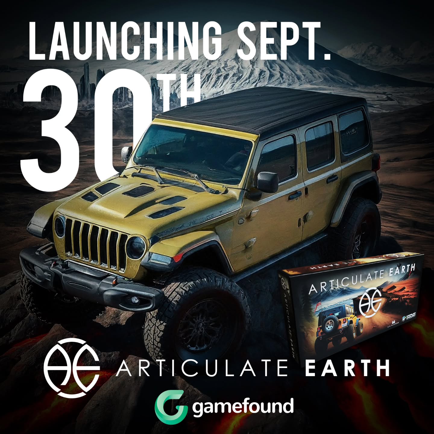 📣 It’s official: Sept 30 launch! Articulate Earth hits Gamefound! Get ready for the drop and be first at the table. 🗺🌏 Link in bio!
#ArticulateEarth #Gamefound #tabletopgames #BoardGameLaunch #newboardgame #boardgaming #boardgame #boardgames #launch